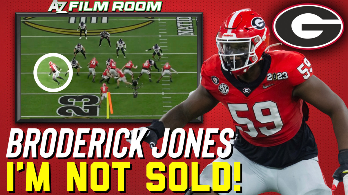 OT Broderick Jones Is NOT ELITE He S A One Trick Pony NFL Draft Film