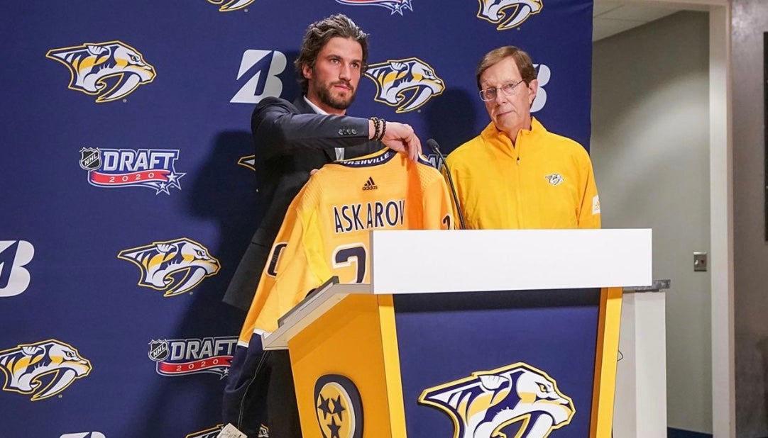 Nashville Predators Yaroslav Askarov David Poile