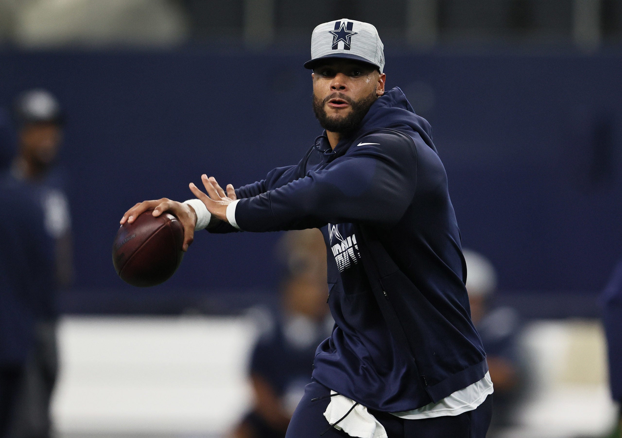 QB, Cowboys, Dak, Kellen Moore, practice, return, injury
