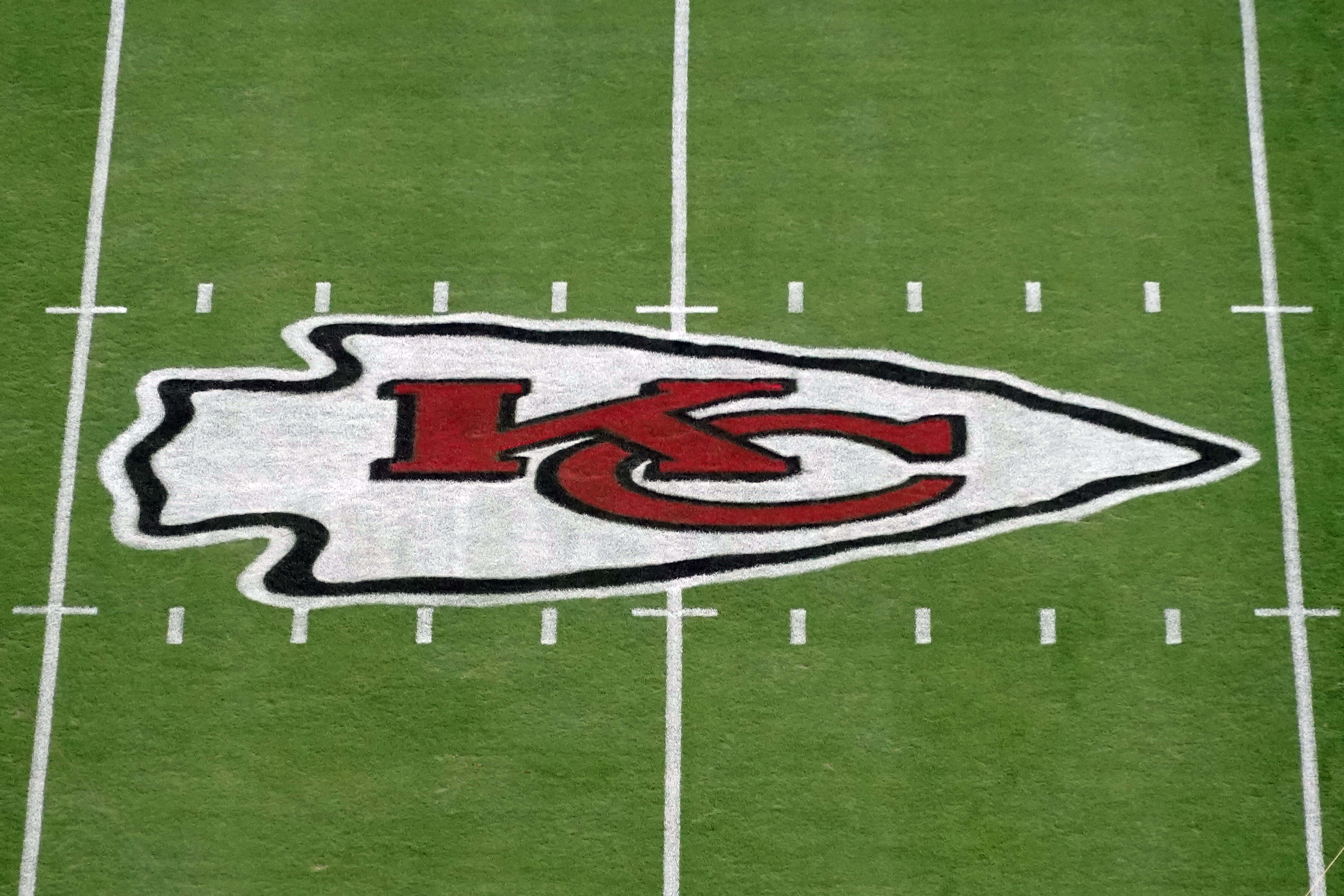 Kansas City Chiefs logo at Arrowhead