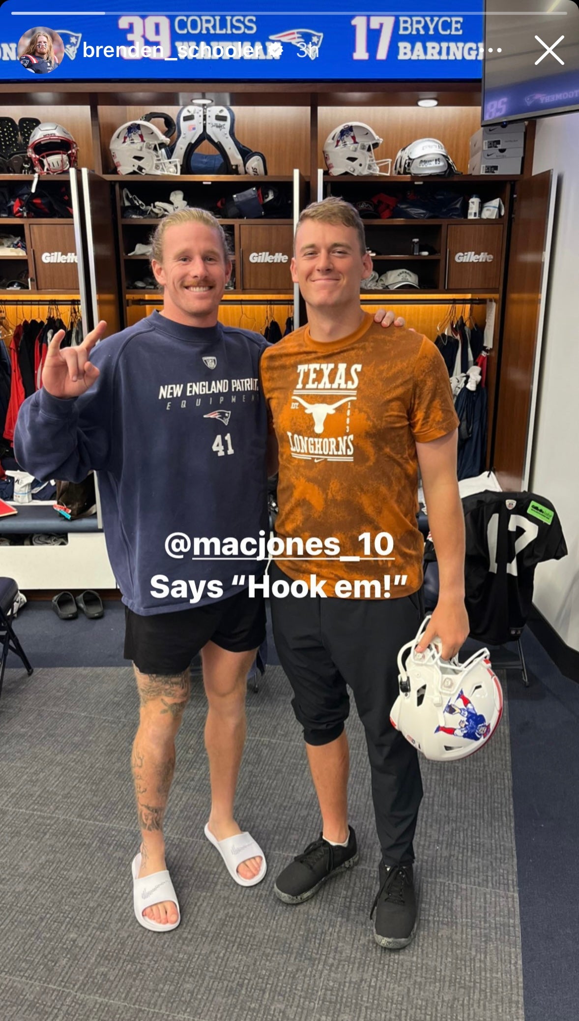 Brenden Schooler, Mac Jones