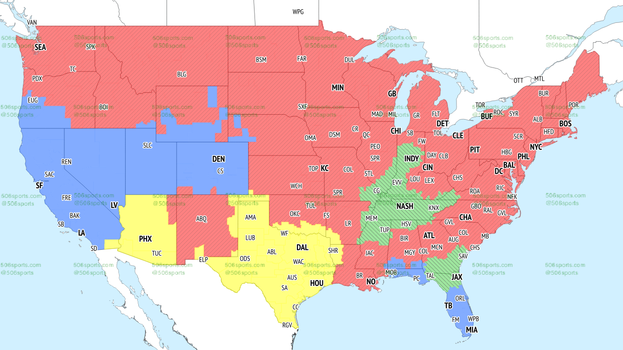 Raiders broadcast map