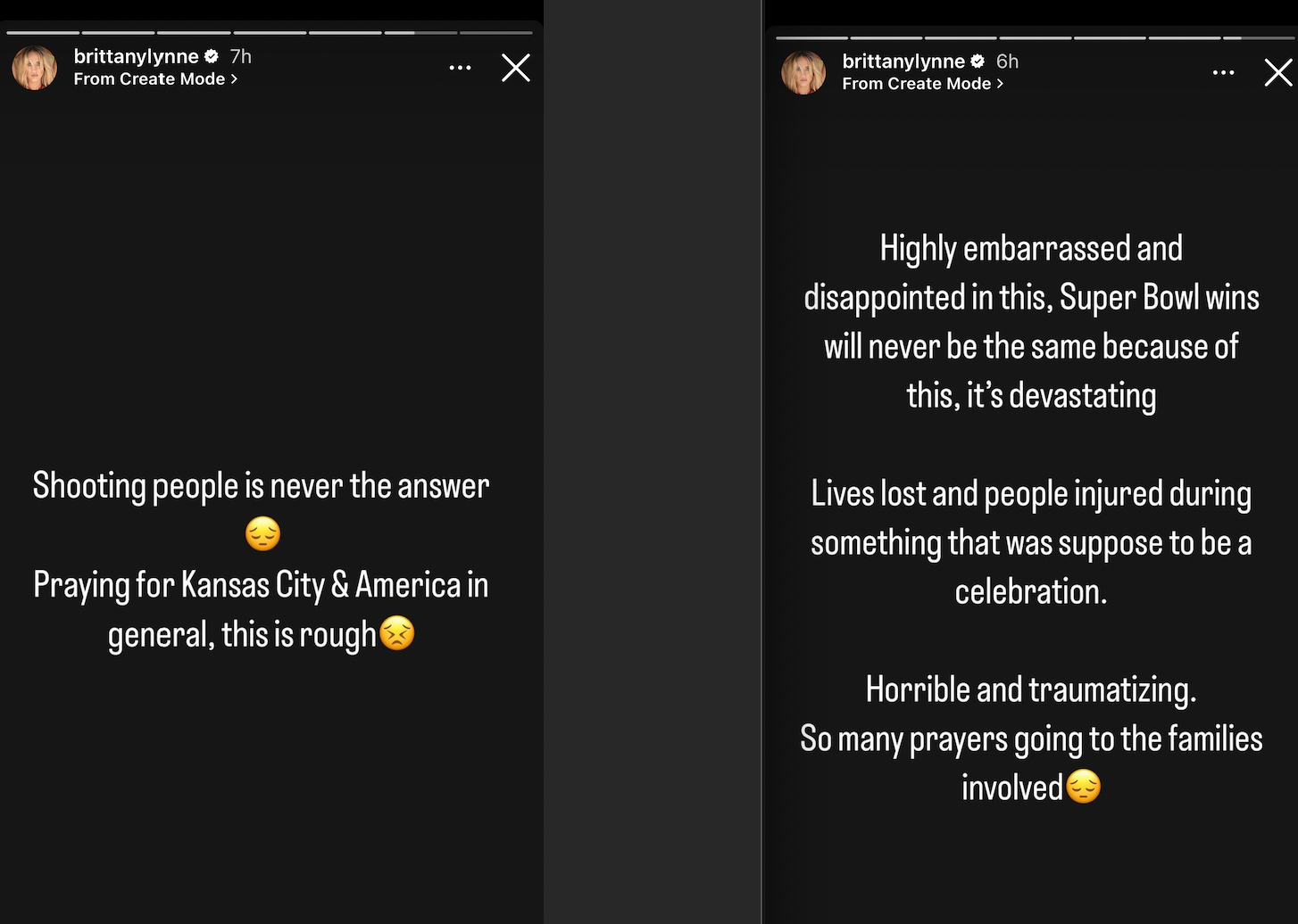 Brittany Mahomes responds to shooting at Chiefs Super Bowl parade
