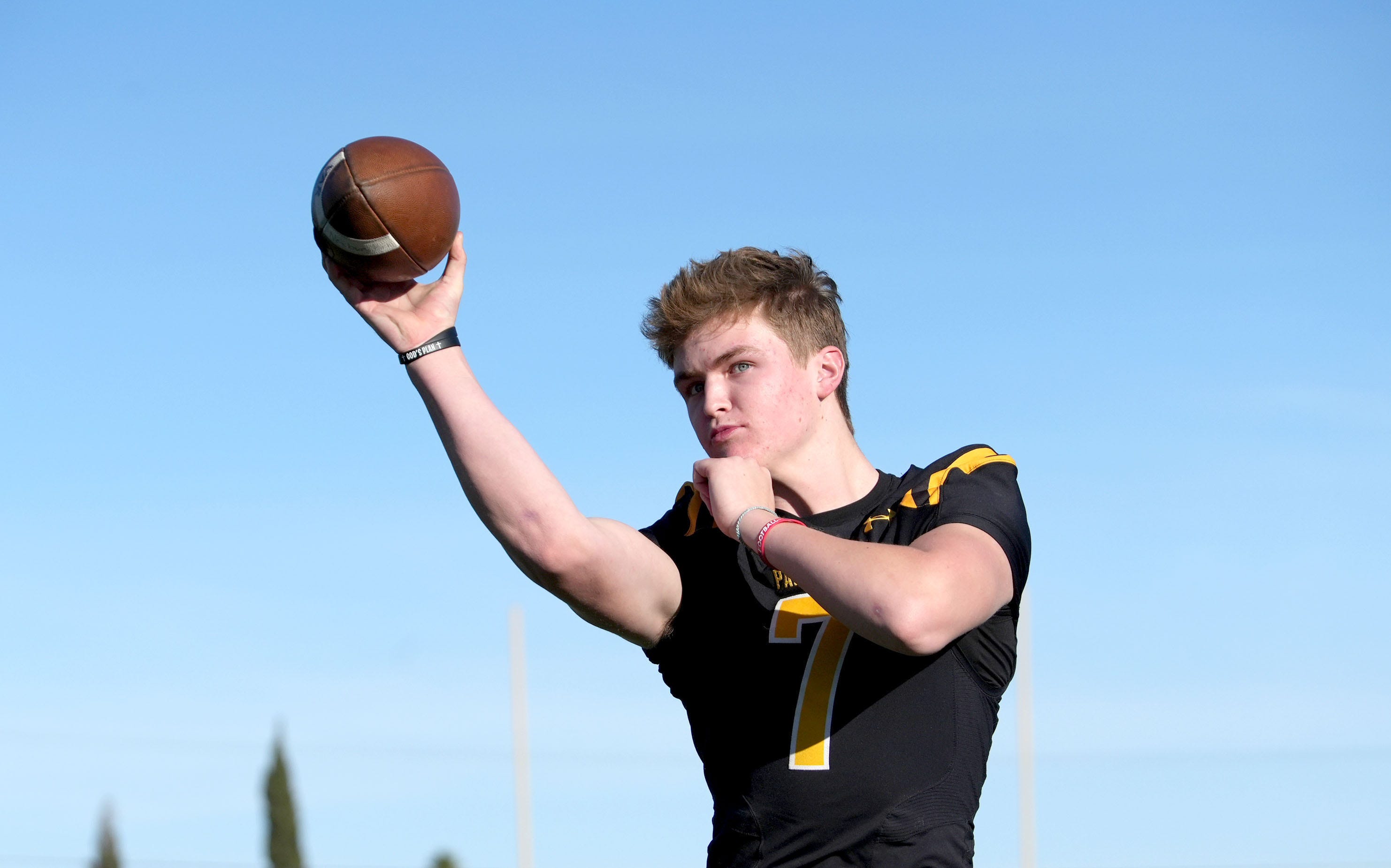 Newbury Park High quarterback Brady Smigiel is Ventura County Star All-County Football Offensive Player of the Year on Friday, Dec. 8, 2023.
