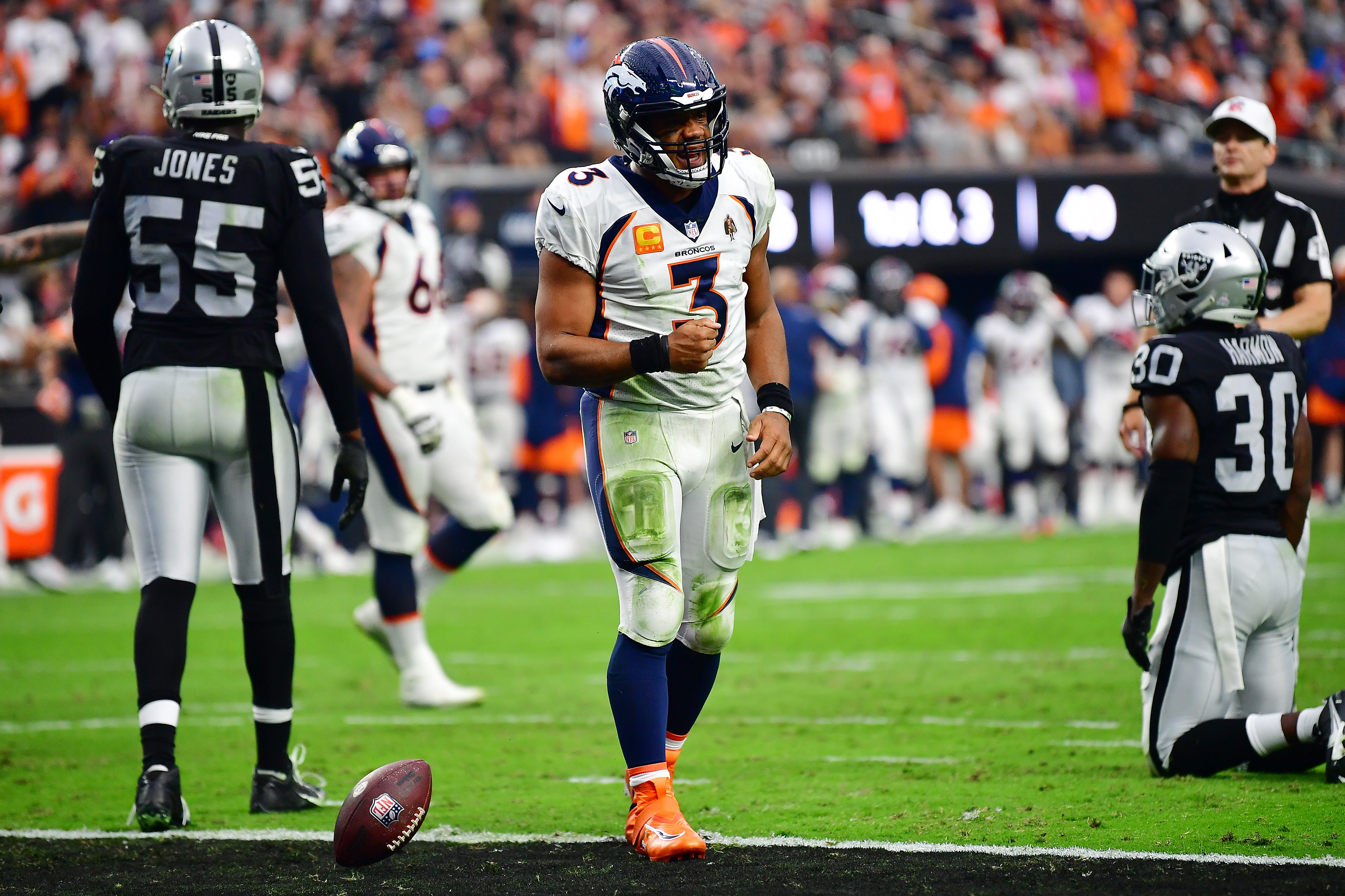 Russell Wilson Denver Broncos Las Vegas Raiders