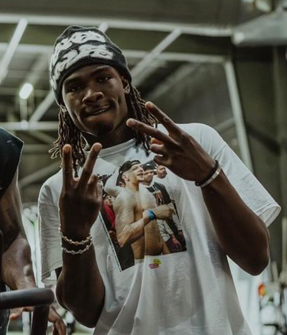 Rashee rice wears a Patrick Mahomes DadBod Tshirt