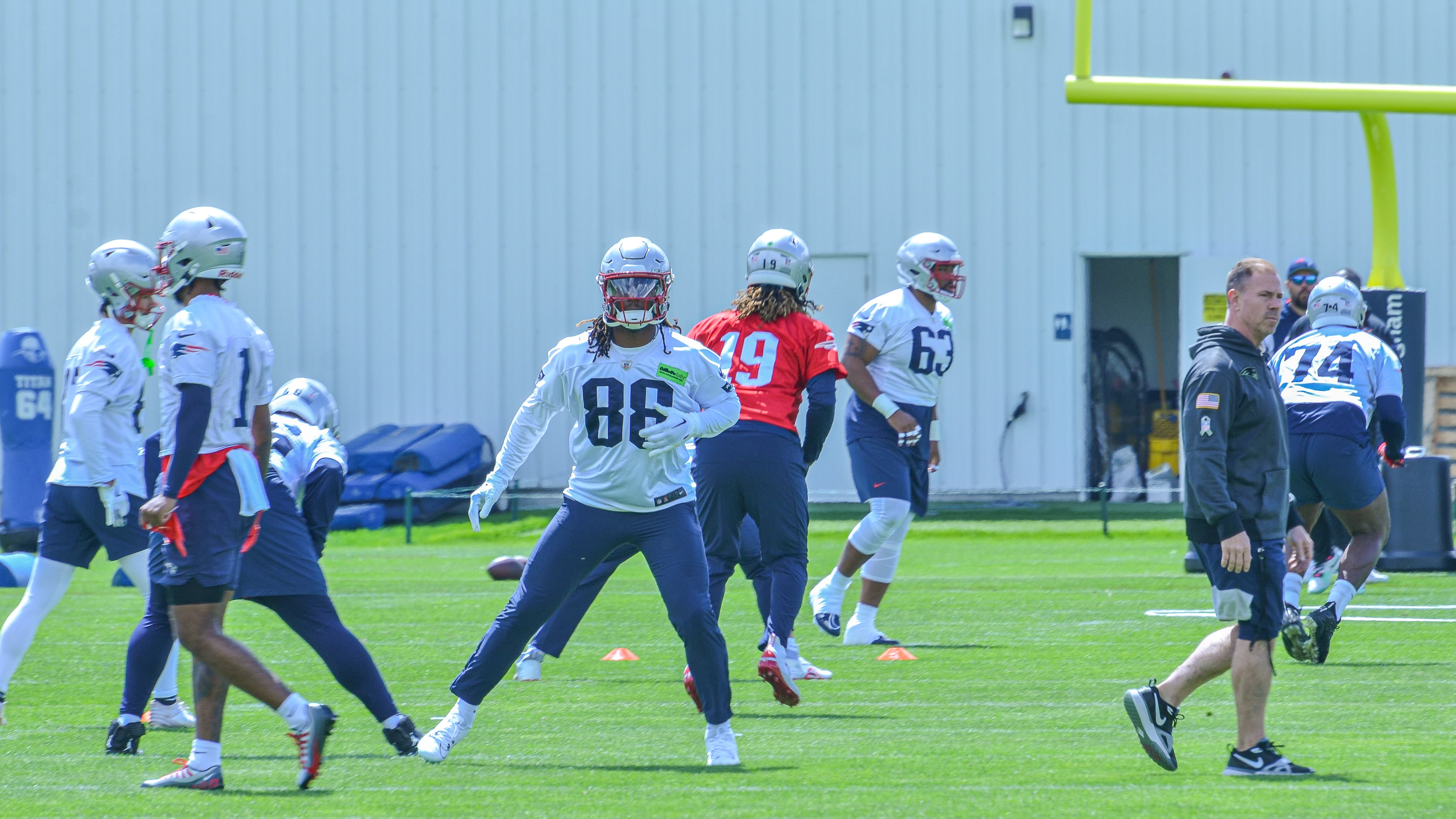 Patriots rookie minicamp at Gillette Stadium 5/11