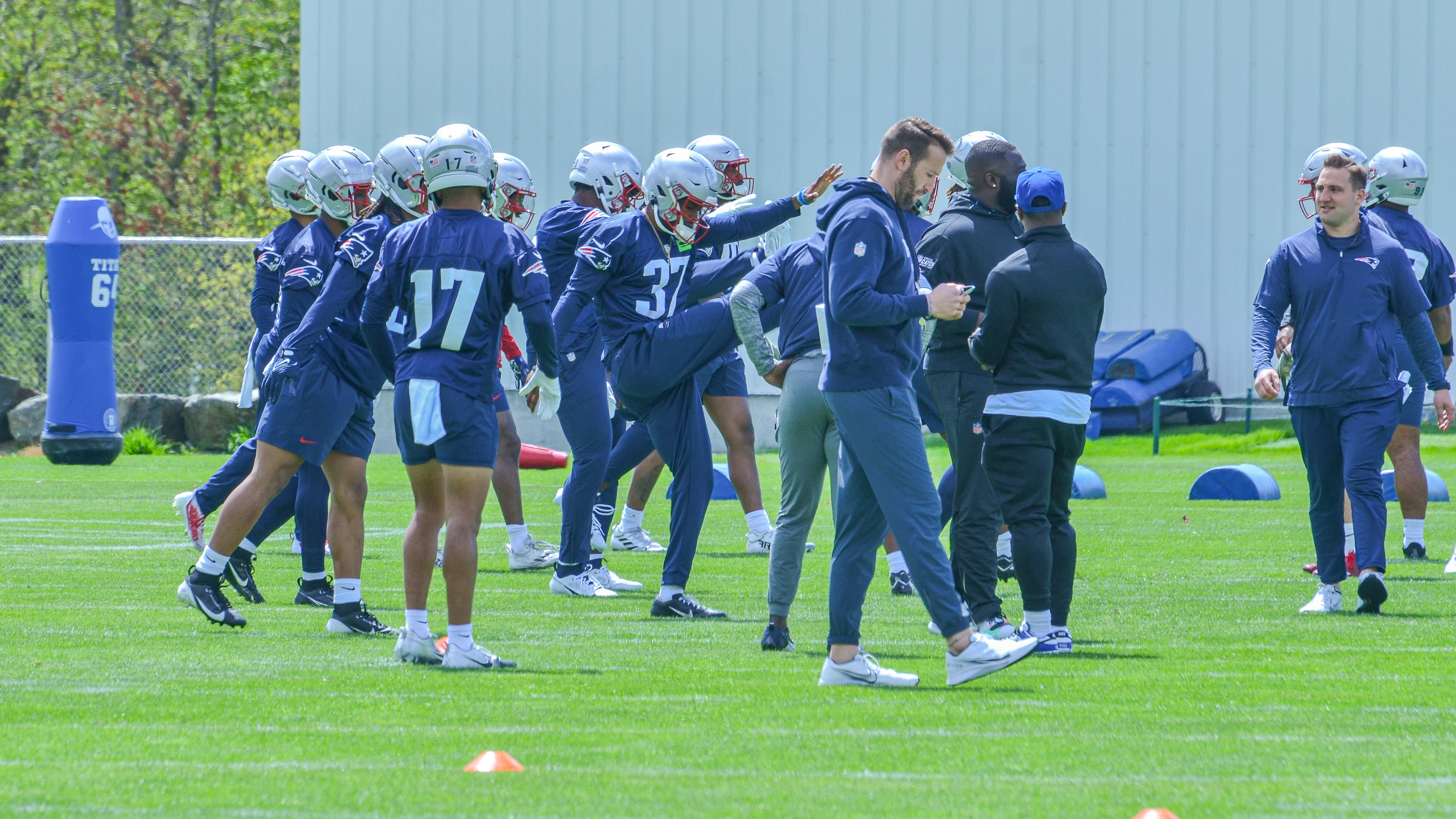 Patriots rookie minicamp at Gillette Stadium 5/11