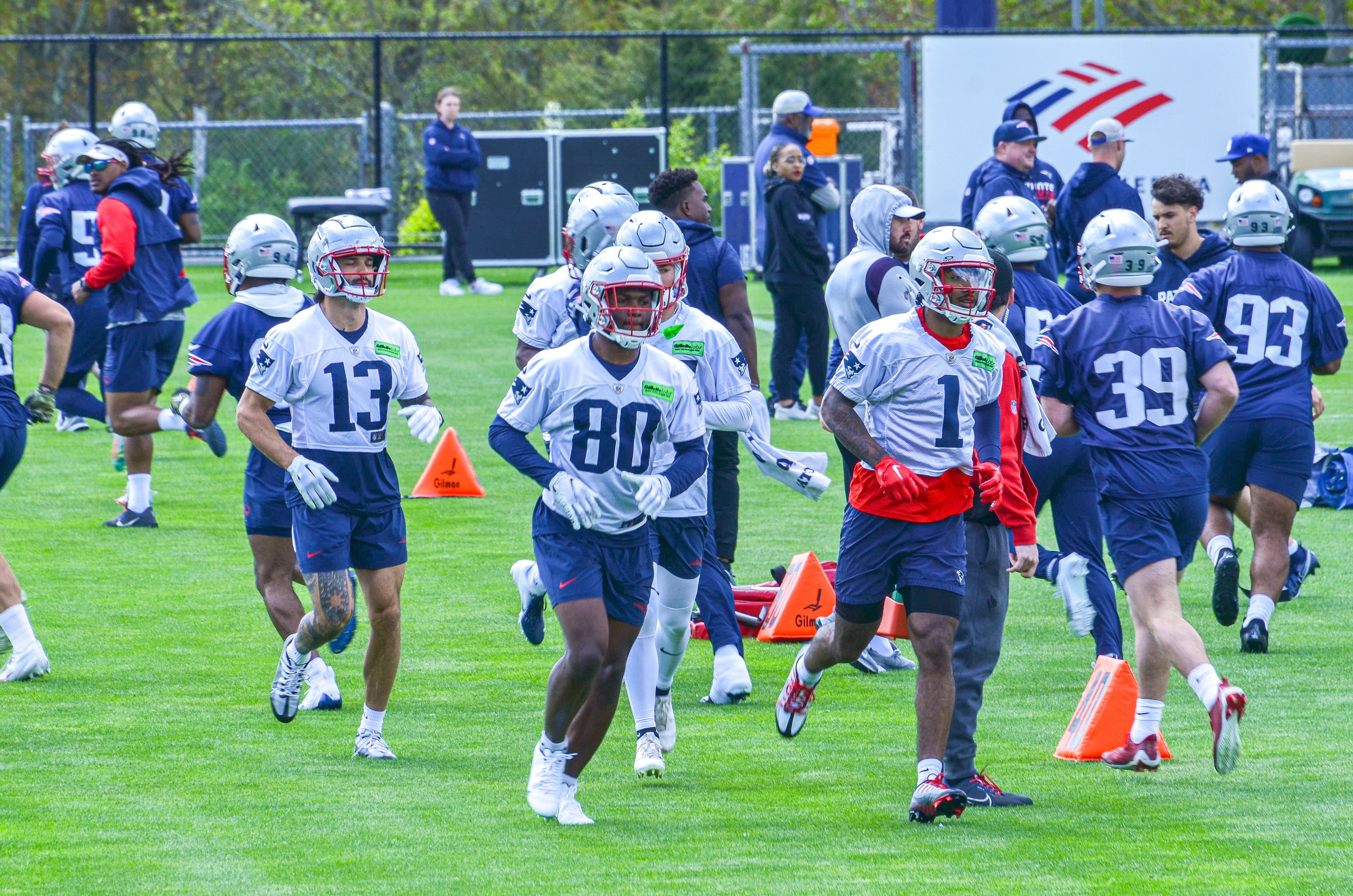 Patriots rookie minicamp at Gillette Stadium 5/11