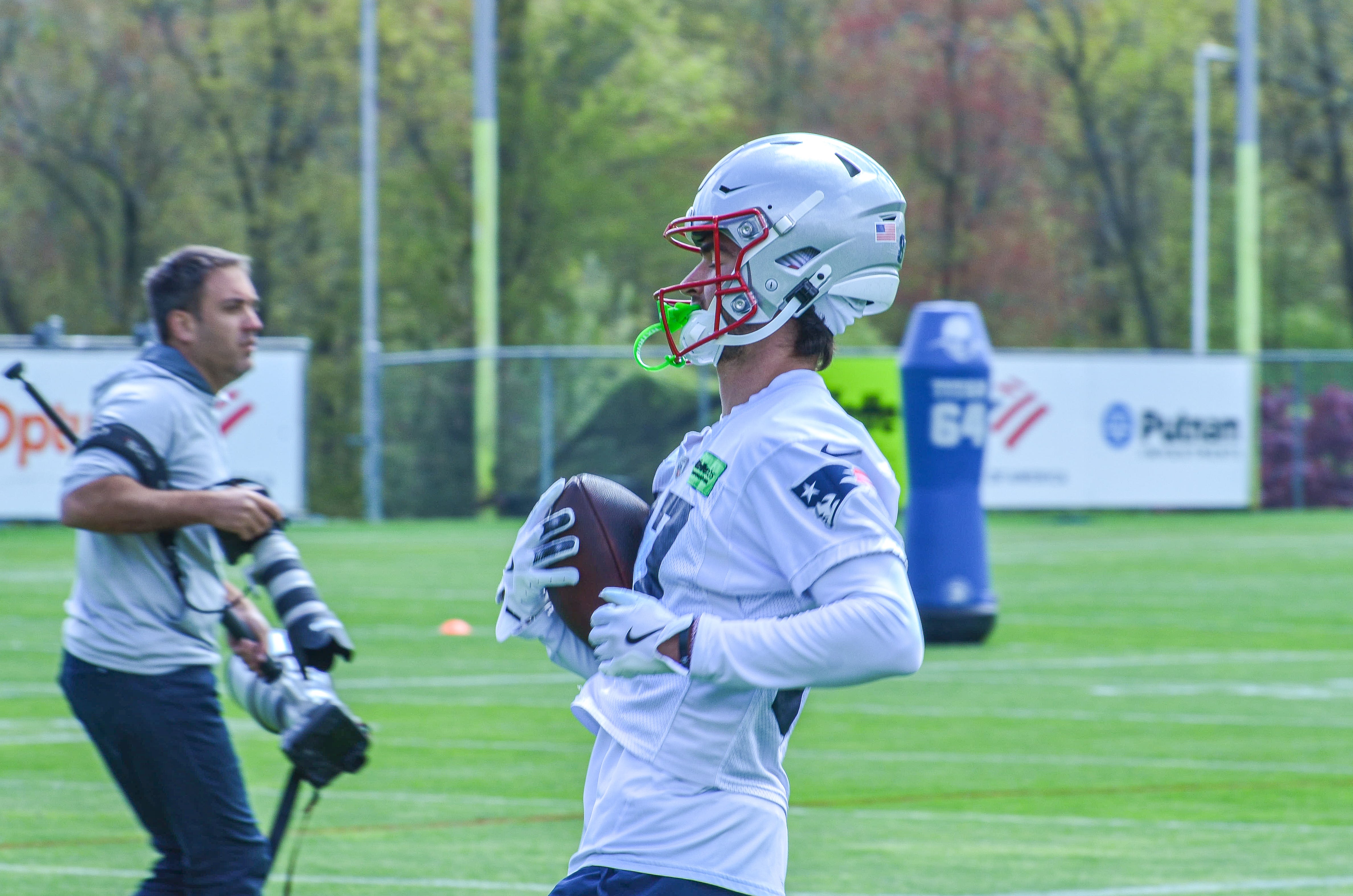 Patriots rookie minicamp at Gillette Stadium 5/11: WR David Wallis (Tryout)