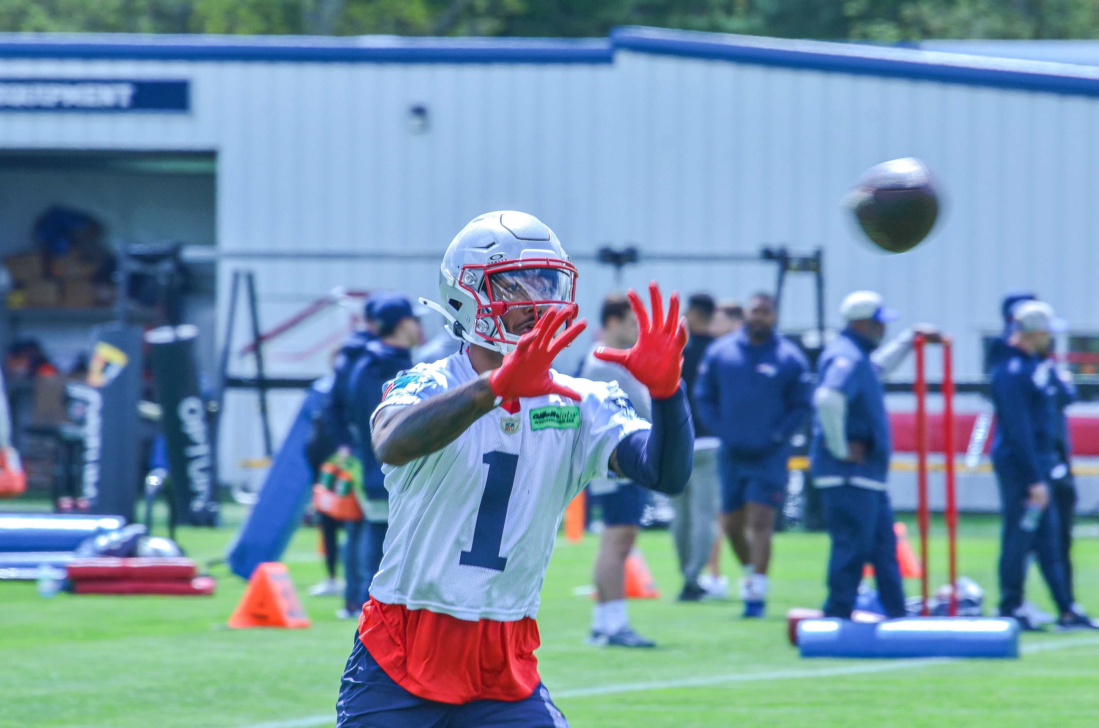 Patriots rookie minicamp at Gillette Stadium 5/11: WR Ja'Lynn Polk