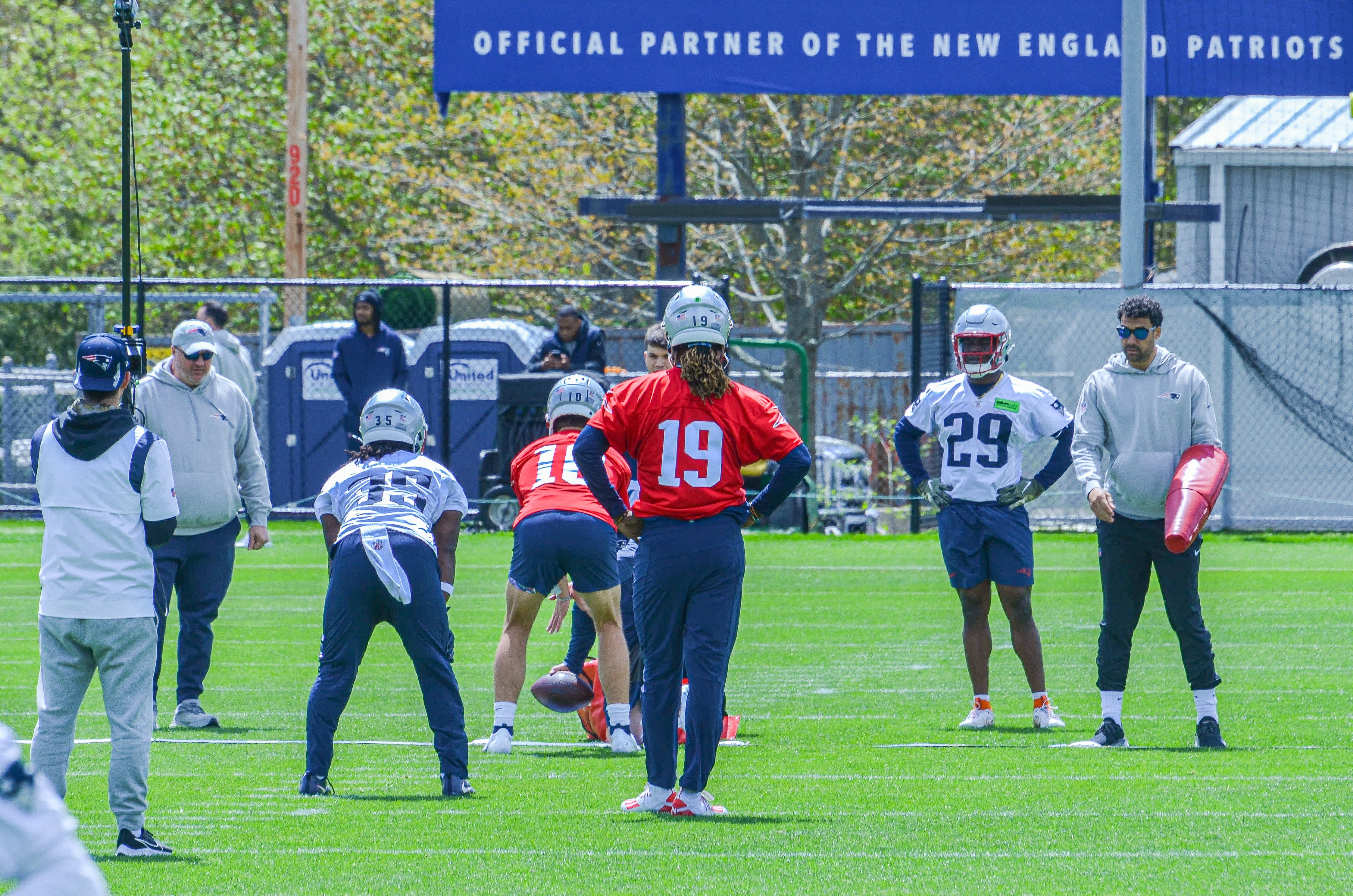 Patriots rookie minicamp at Gillette Stadium 5/11: QB Joe Milton
