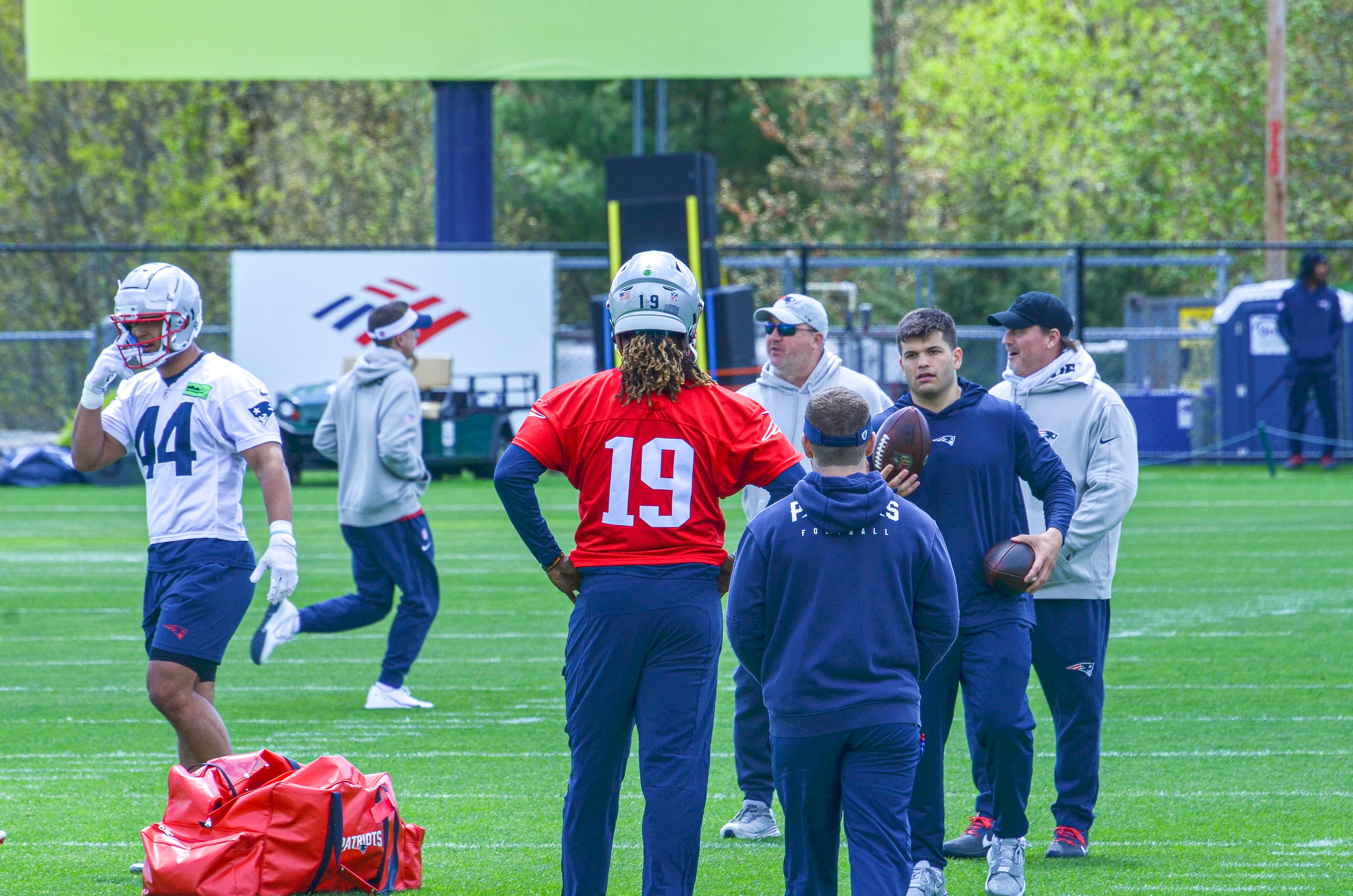 Patriots rookie minicamp at Gillette Stadium 5/11: QB Joe Milton