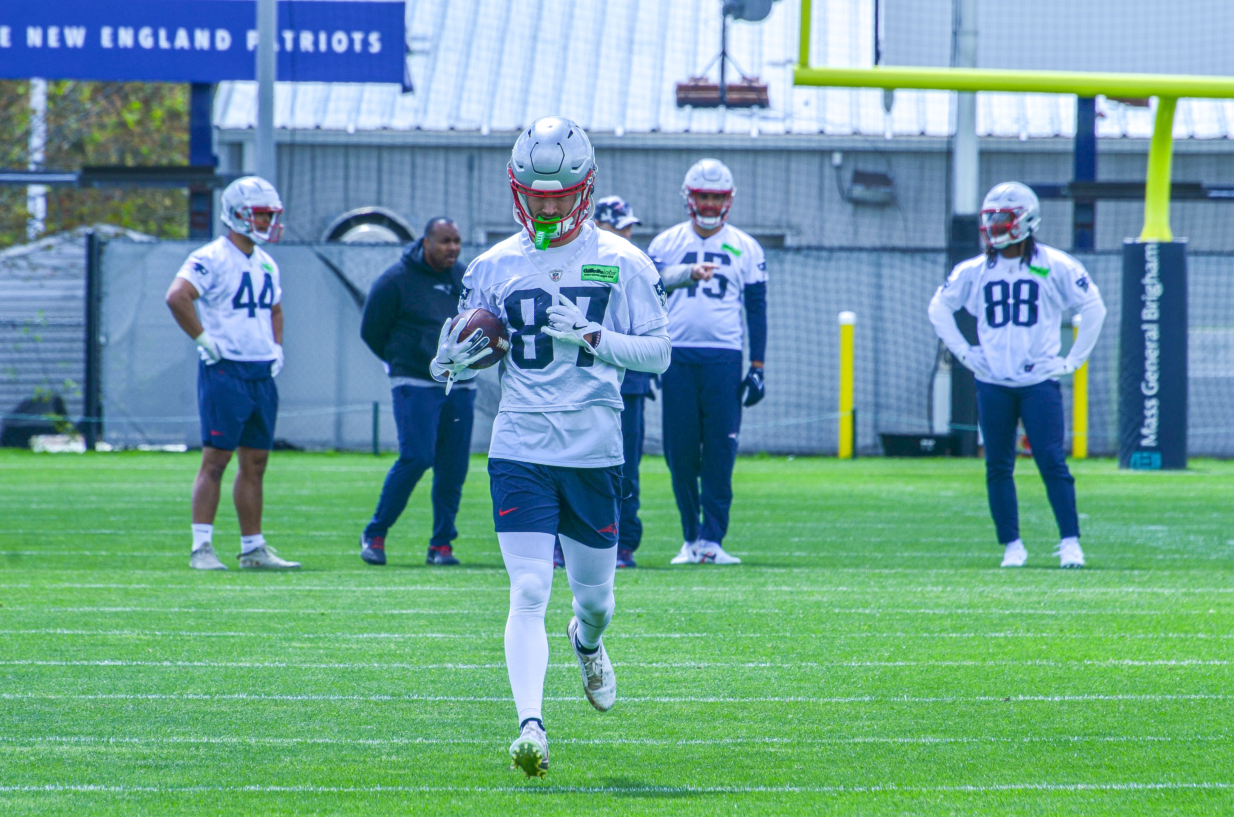 Patriots rookie minicamp at Gillette Stadium 5/11: WR Davis Wallis (Tryout)