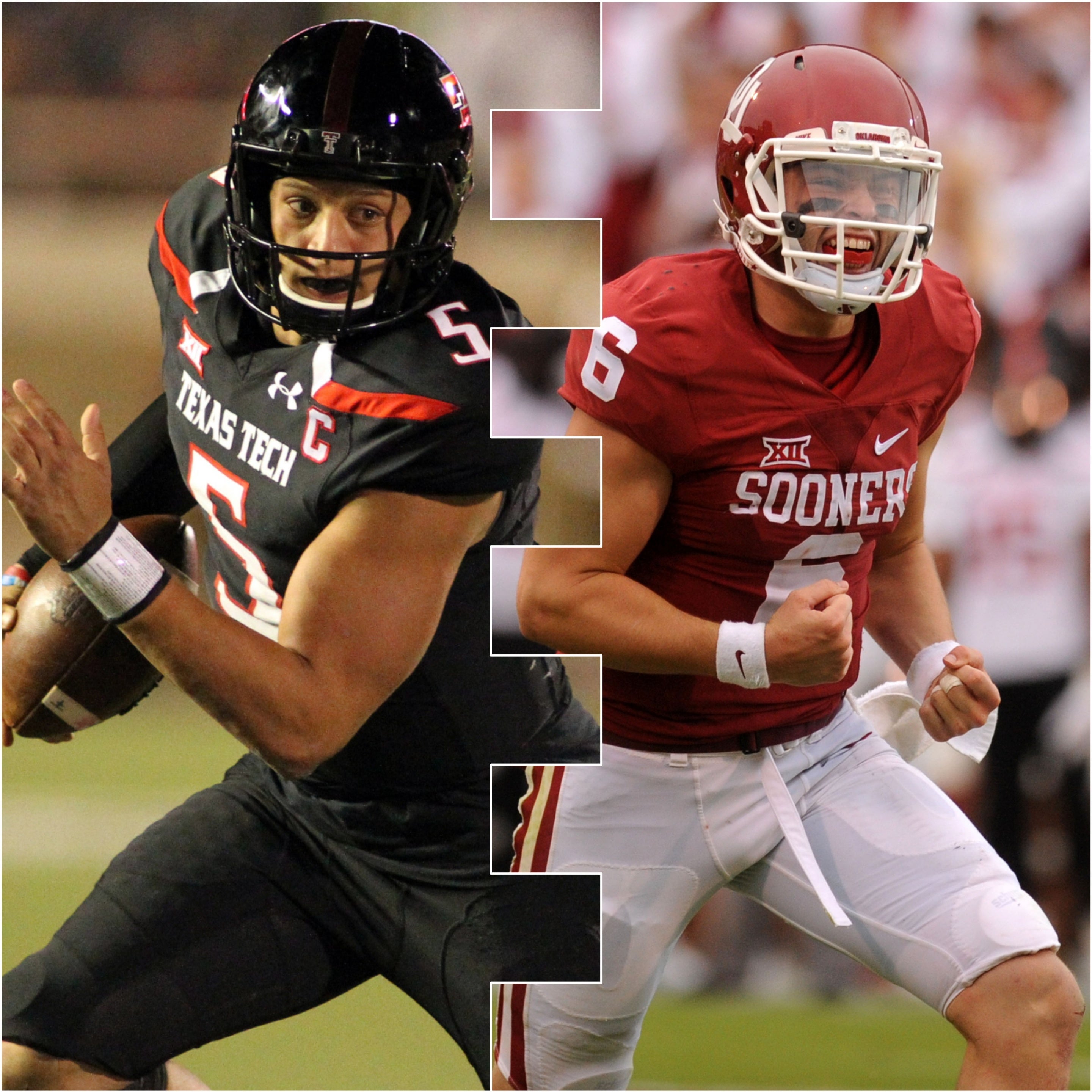Patrick Mahomes and Baker Mayfield.