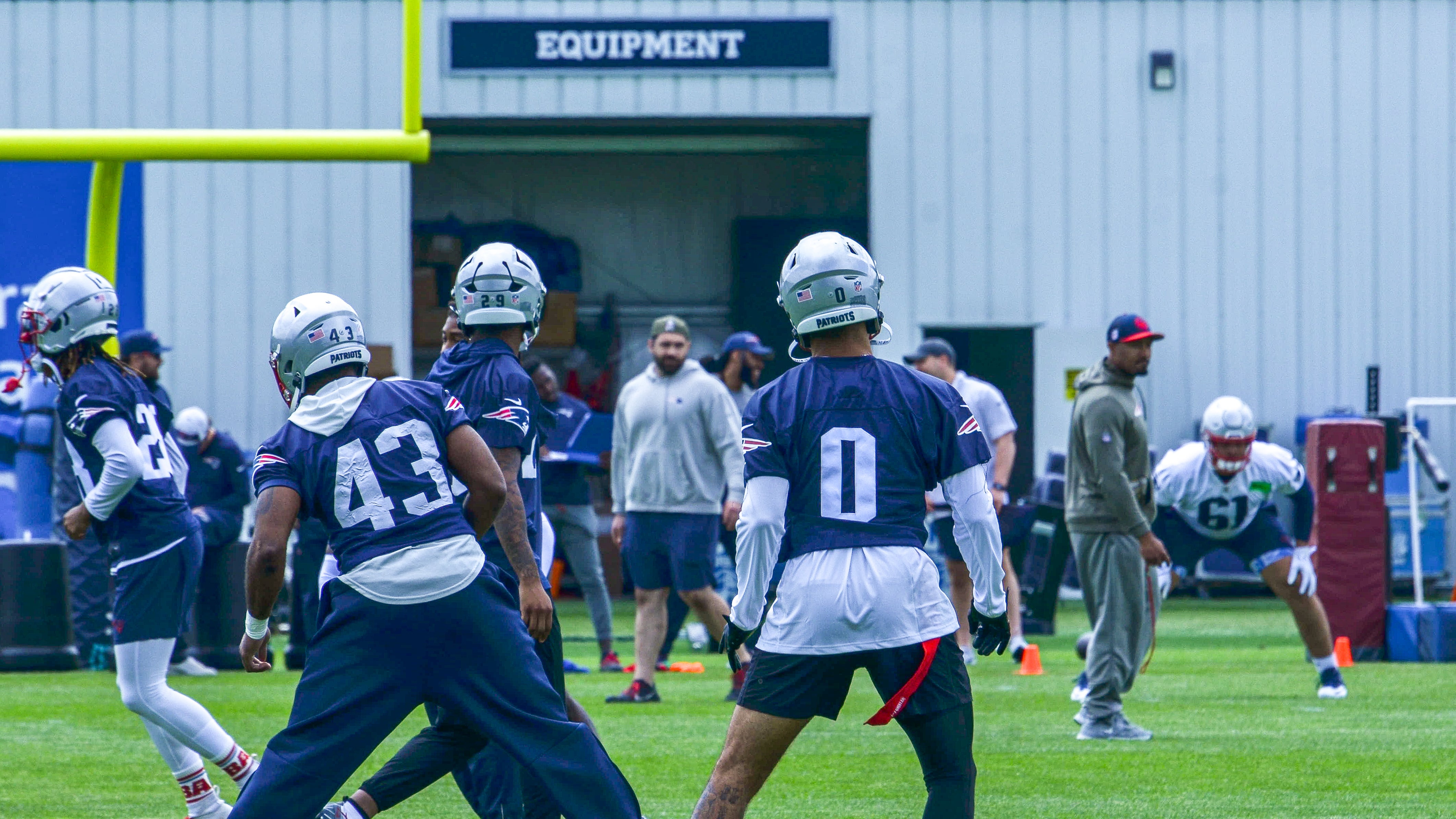 Monday, May 20 - CB Christian Gonzalez and LB Jay Person at OTAs