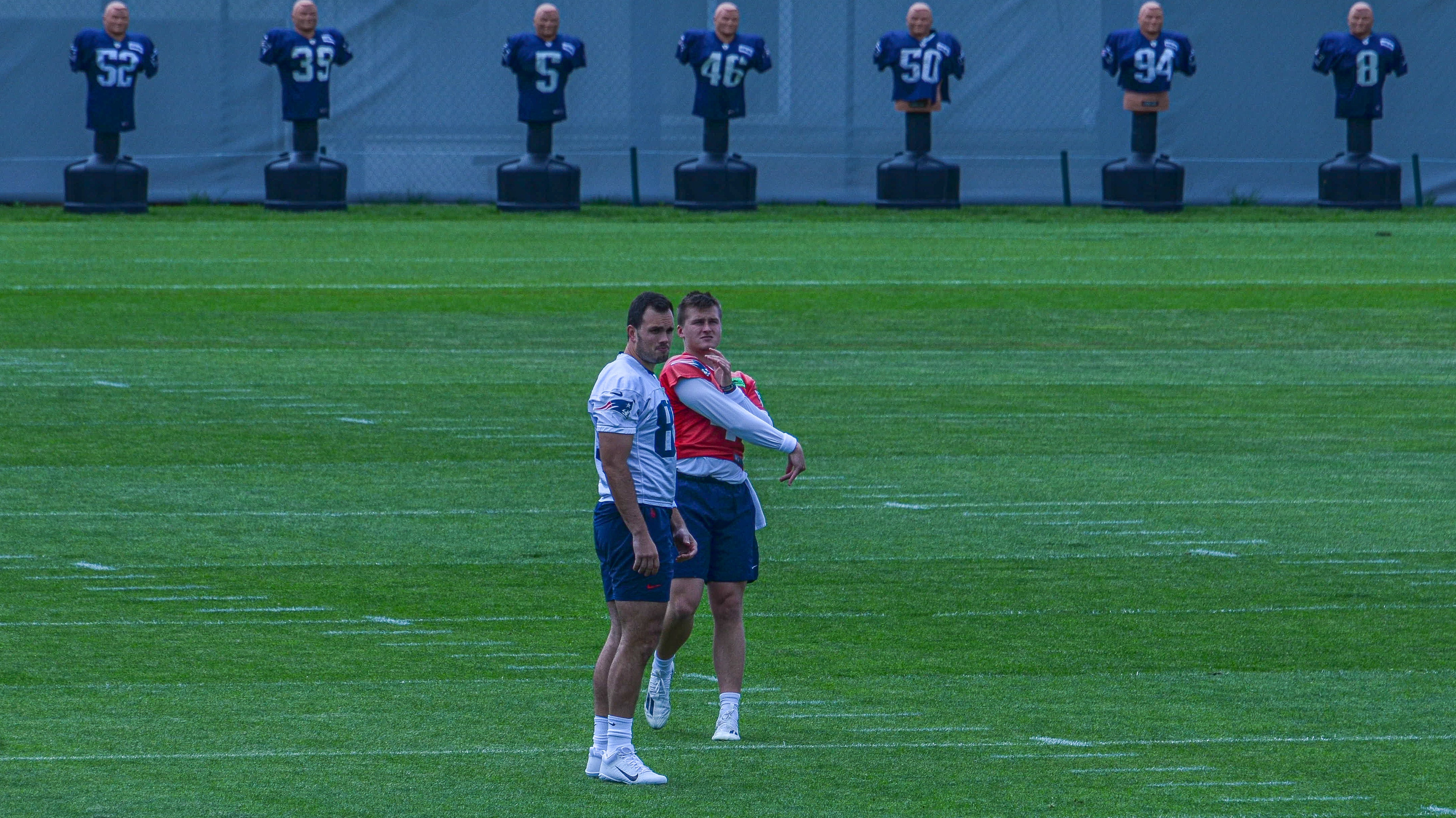 Monday, May 20 - Patriots QB Bailey Zappe and TE Hunter Henry at OTAs