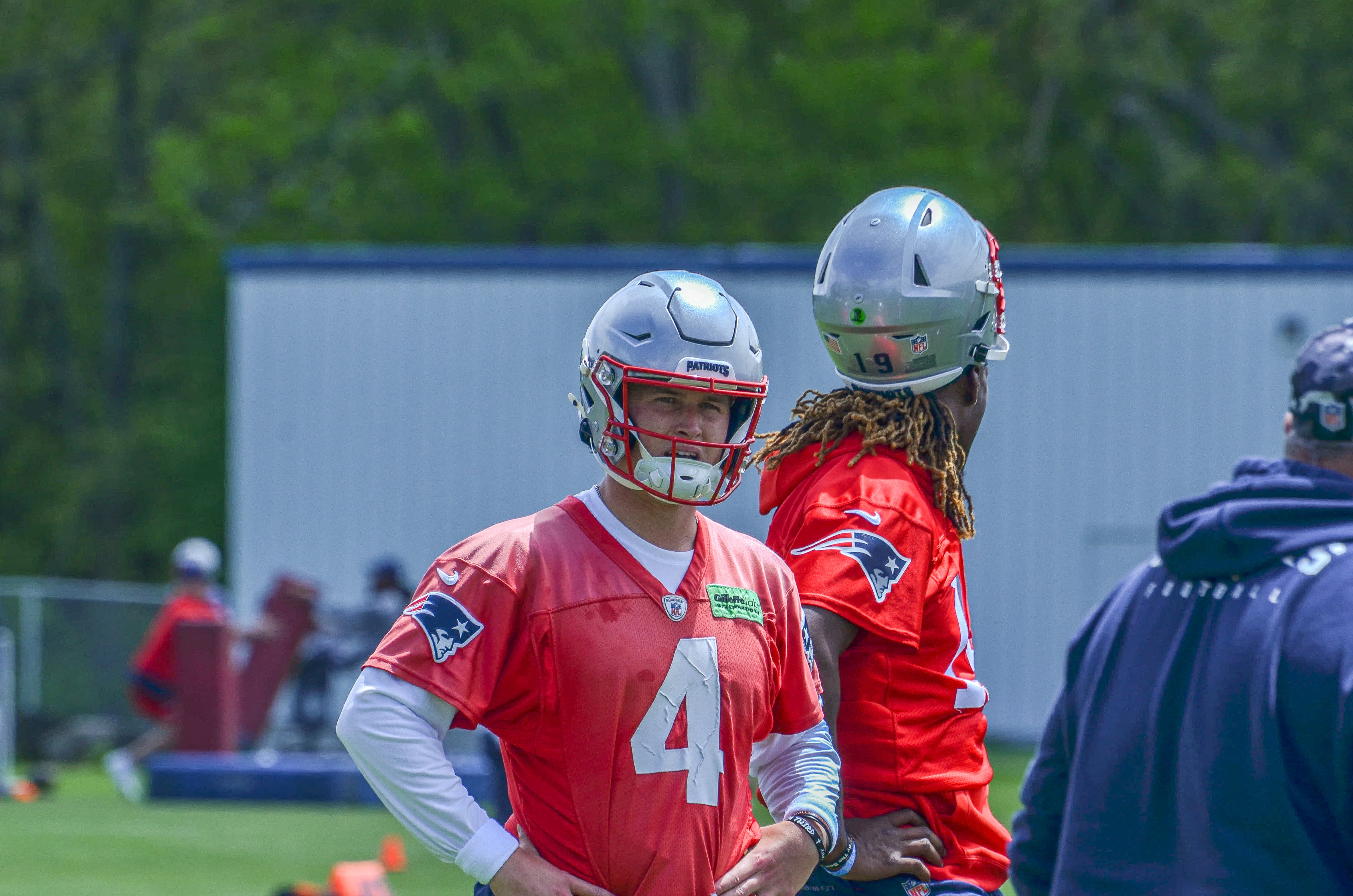 Monday, May 20 - Patriots QB Bailey Zappe and Joe Milton III at OTAs