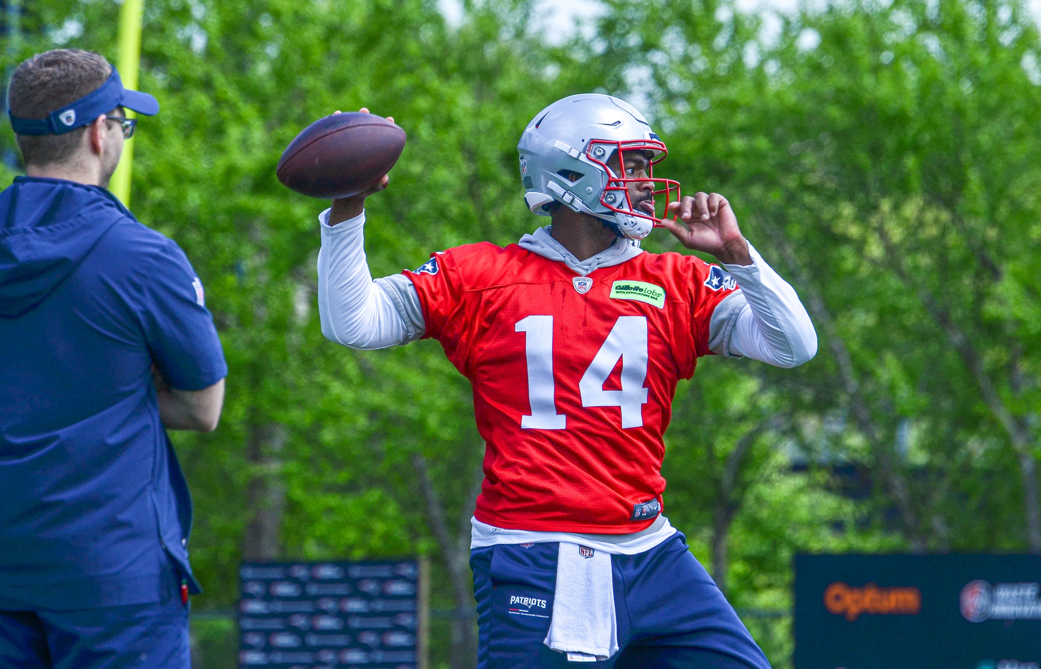 Monday, May 20 - Patriots QB Jacoby Brissett at OTAs
