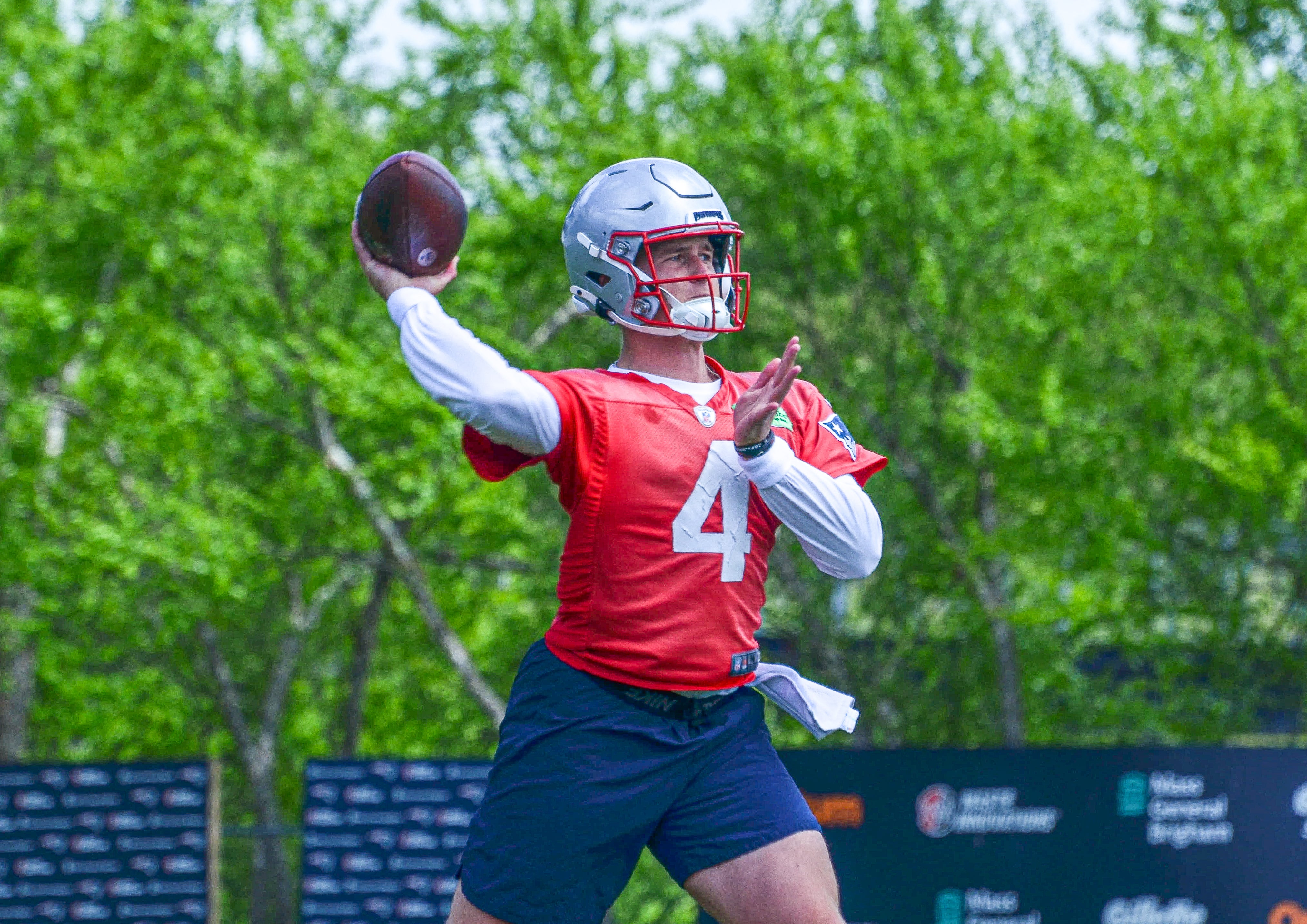 Monday, May 20 - Patriots QB Bailey Zappe at OTAs