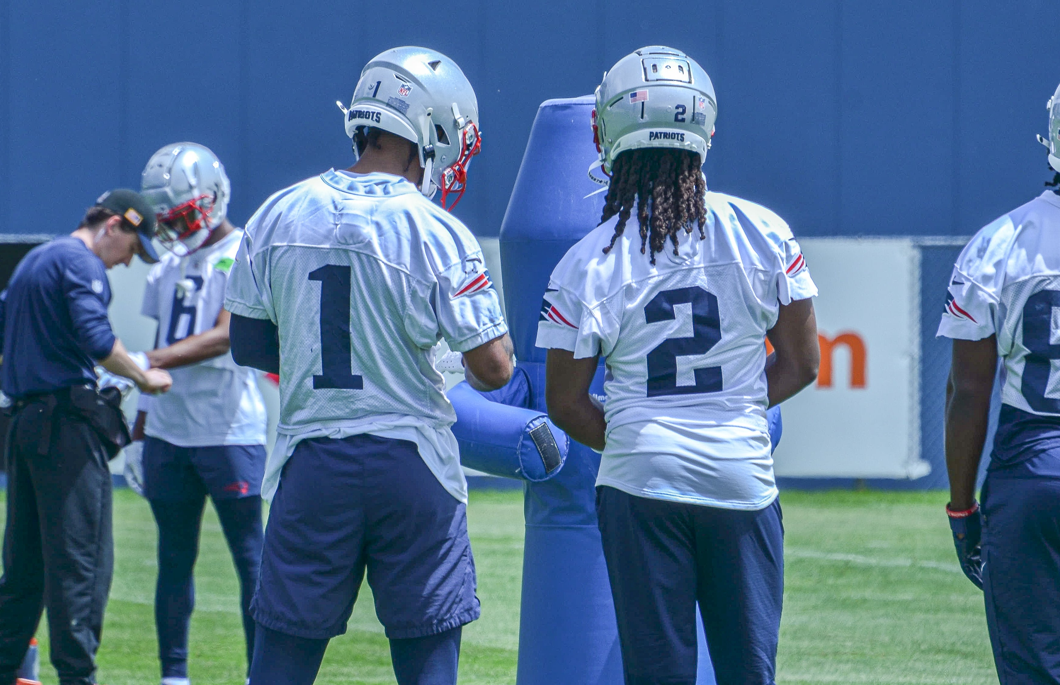 Monday, May 20 - Patriots WR Ja'Lynn Polk and K.J. Osborn at OTAs