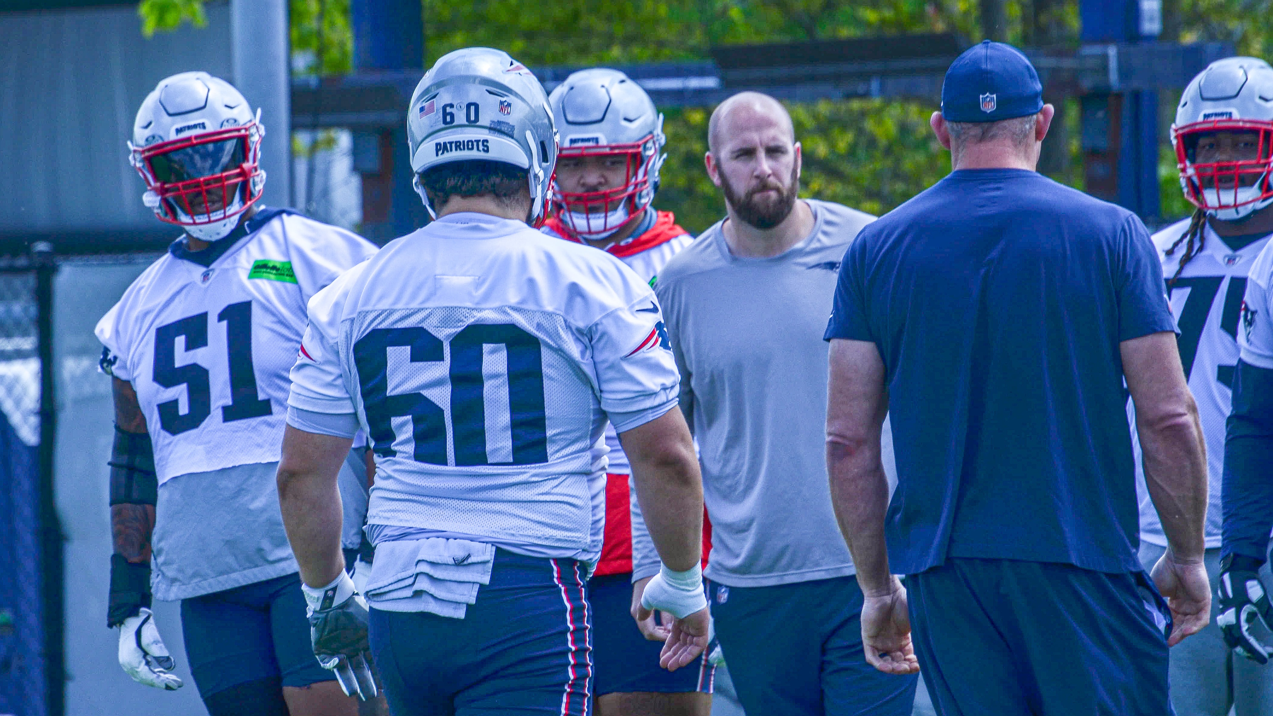 Monday, May 20 - Patriots C David Andrews at OTAs
