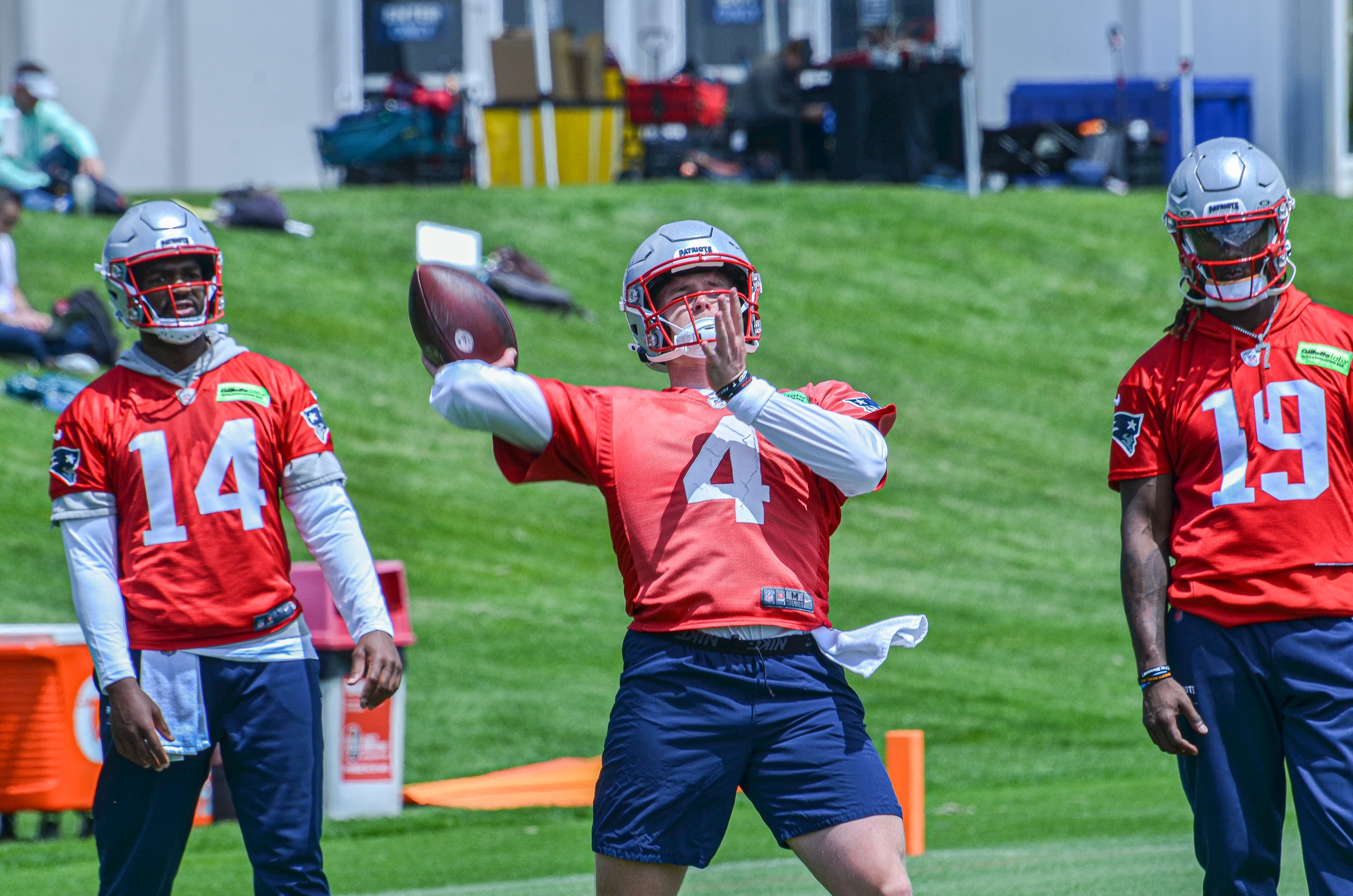 Monday, May 20 - Patriots QB Bailey Zappe at OTAs