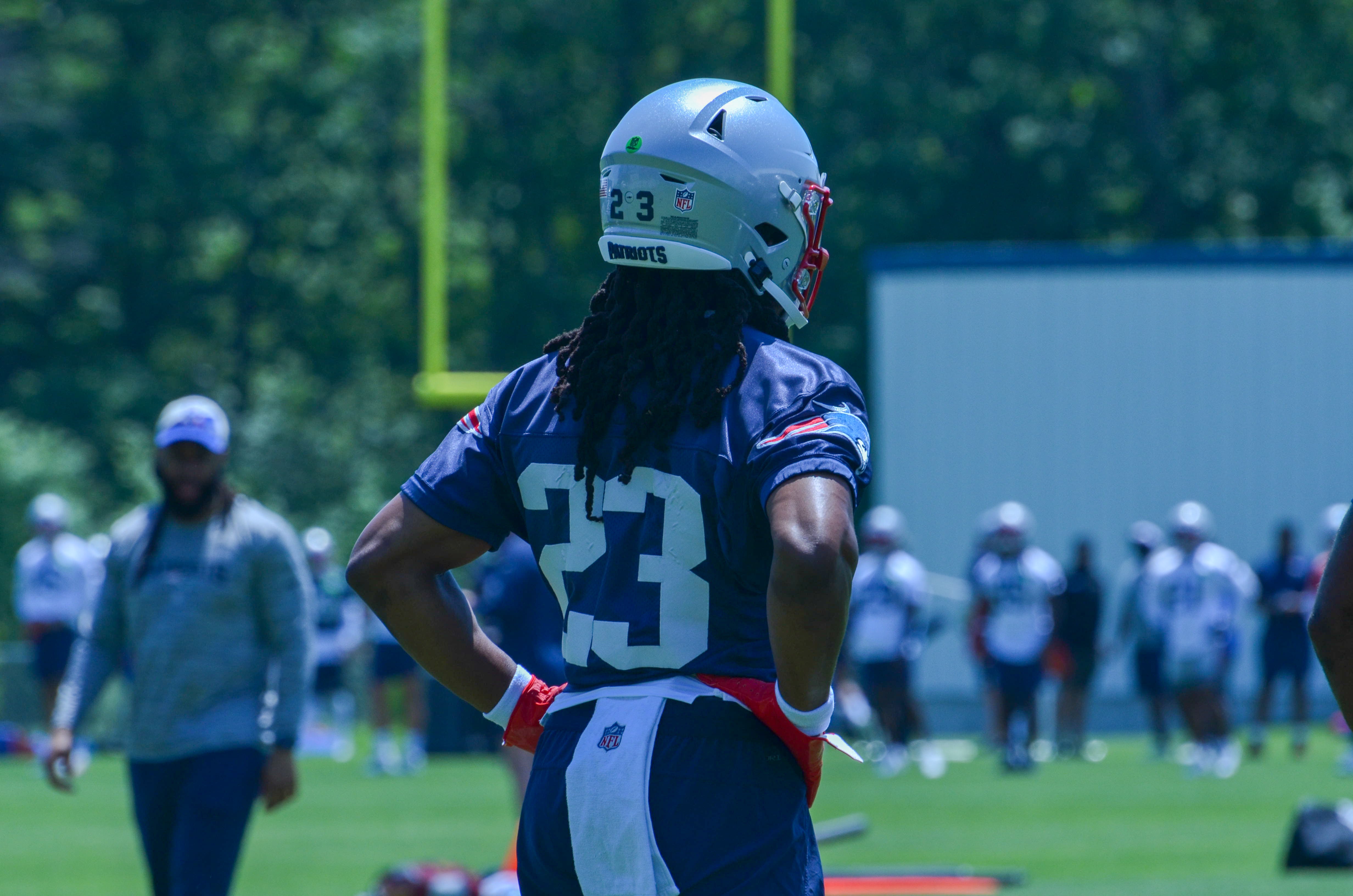 Patriots S Kyle Dugger at OTAs - June 4, 2024