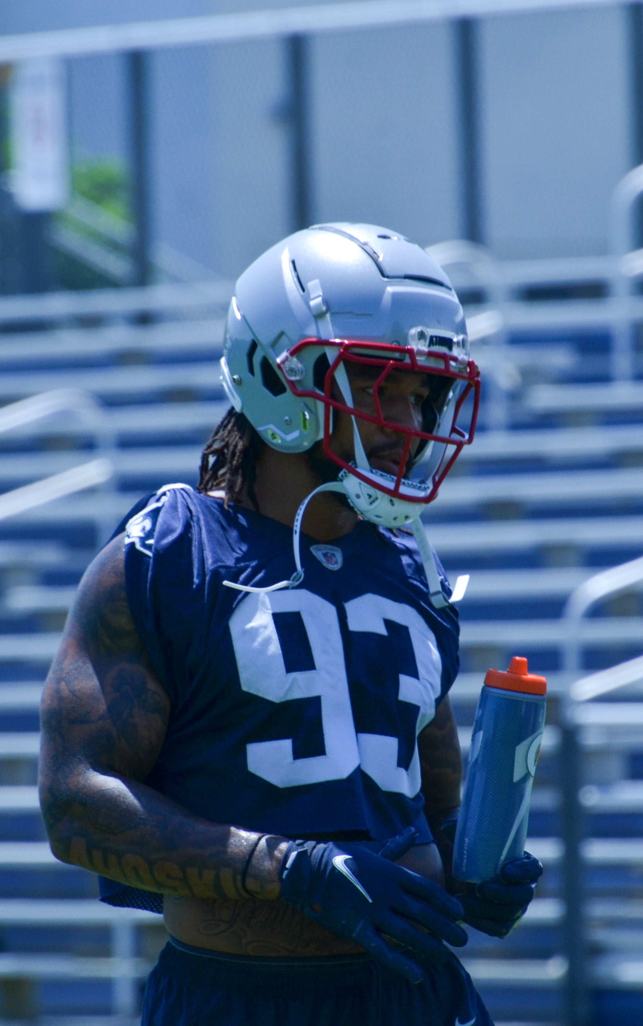 Patriots LB Oshane Ximines at OTAs - June 4, 2024