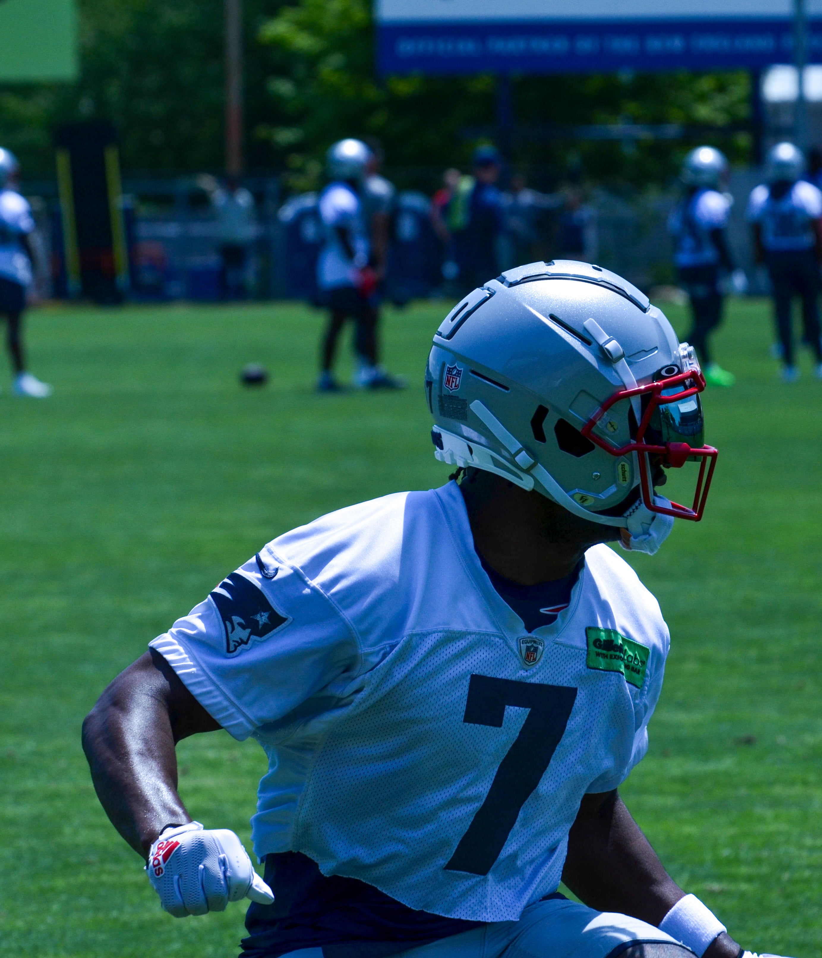 Patriots WR JuJu Smith-Schuster at OTAs - June 4, 2024