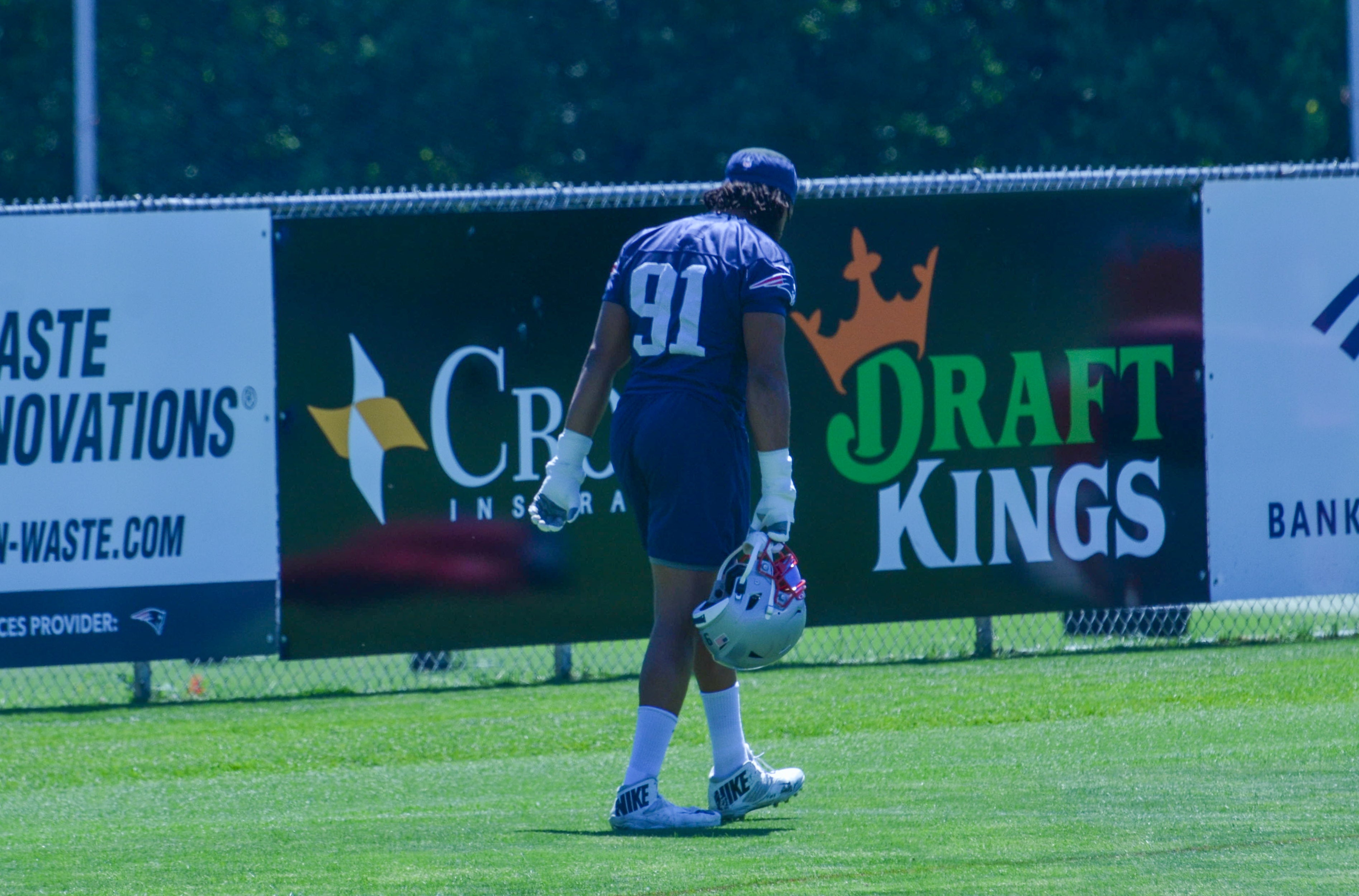 Patriots DL Deatrich Wise Jr. arrives at the first day of Mandatory Minicamp at Gillette Stadium - June 10, 2024