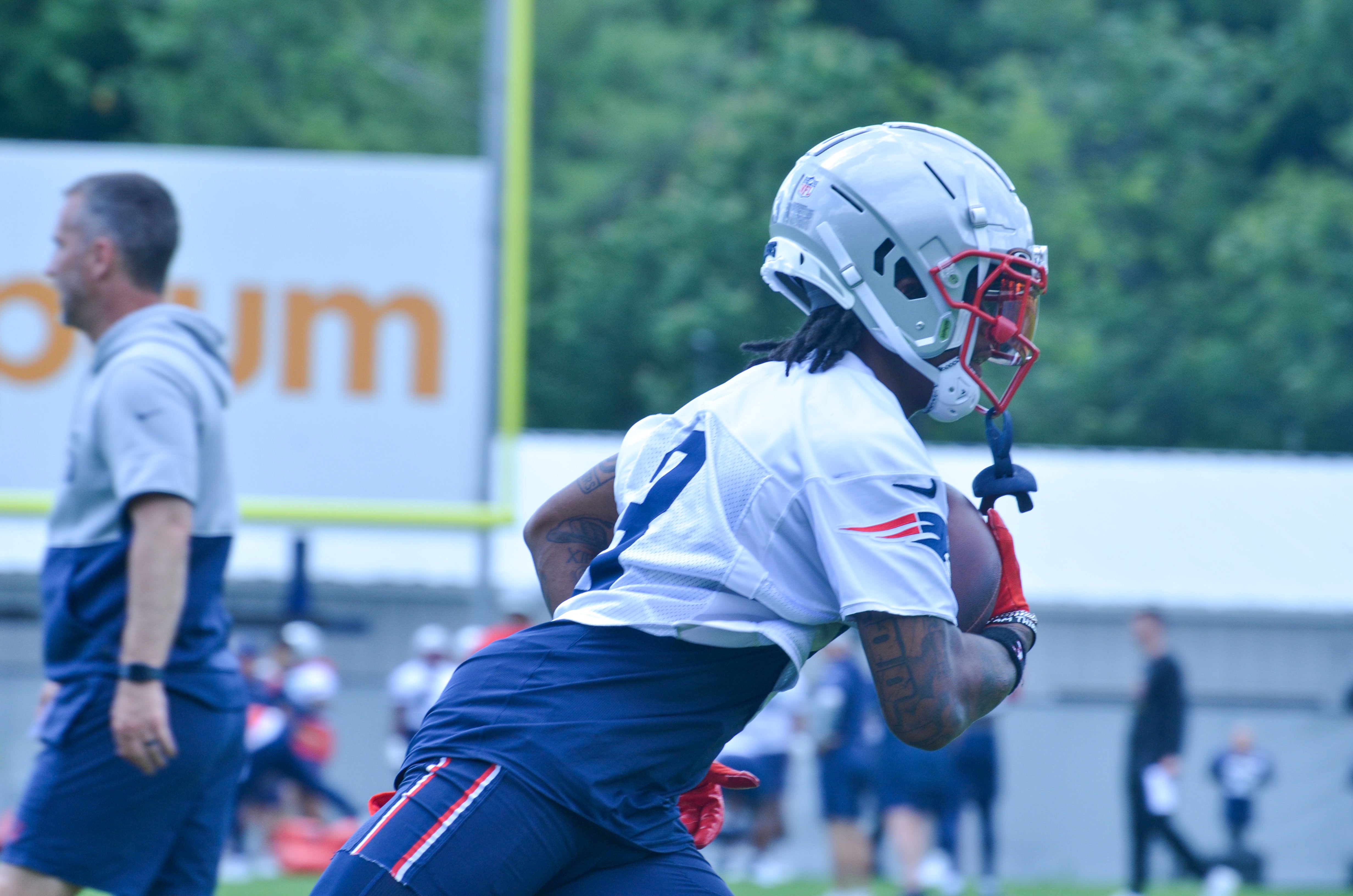 Patriots WR DeMario Douglas during the team's final day of mandatory minicamp - June 12, 2024