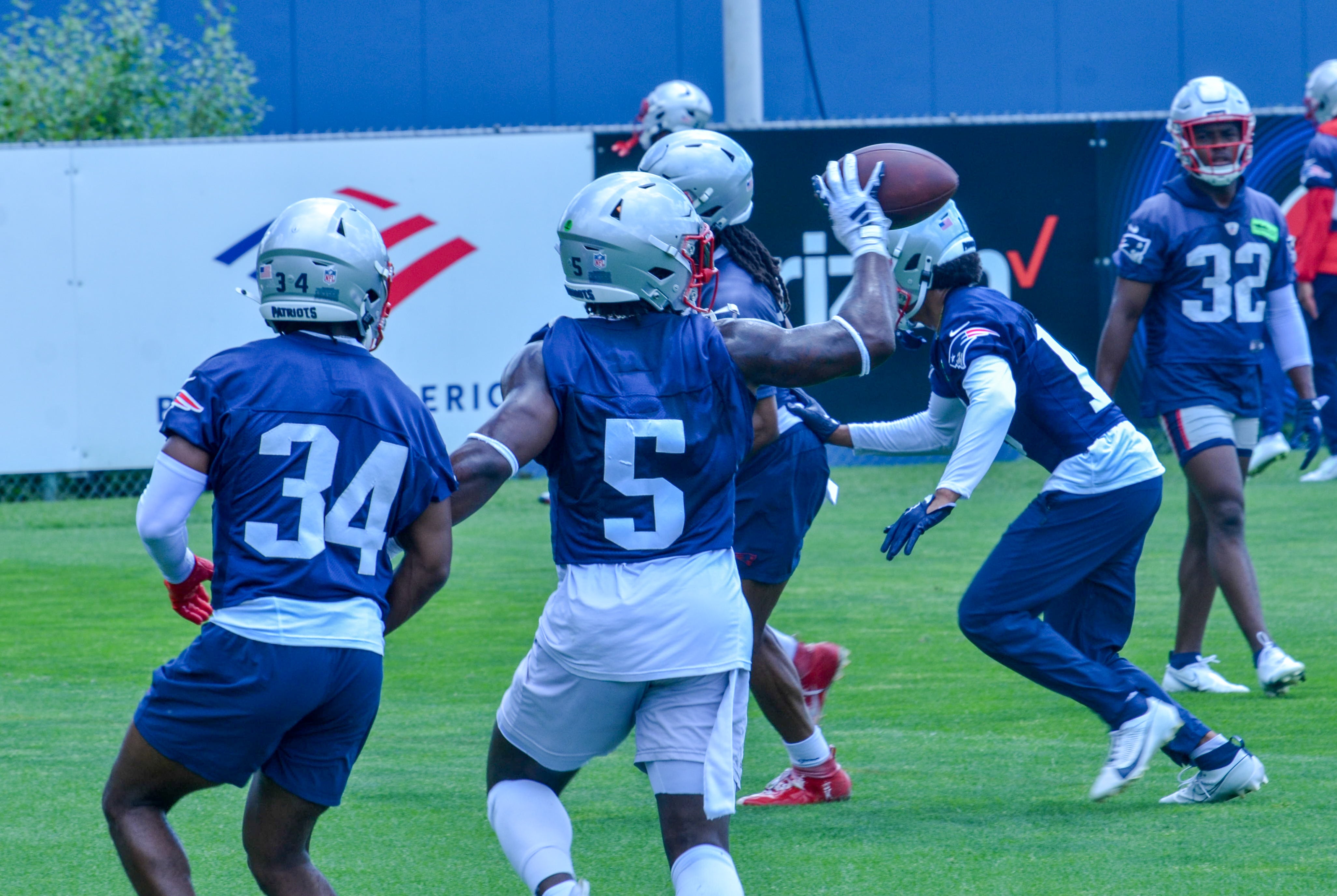 Patriots S Jabrill Peppers during the team's final day of mandatory minicamp - June 12, 2024