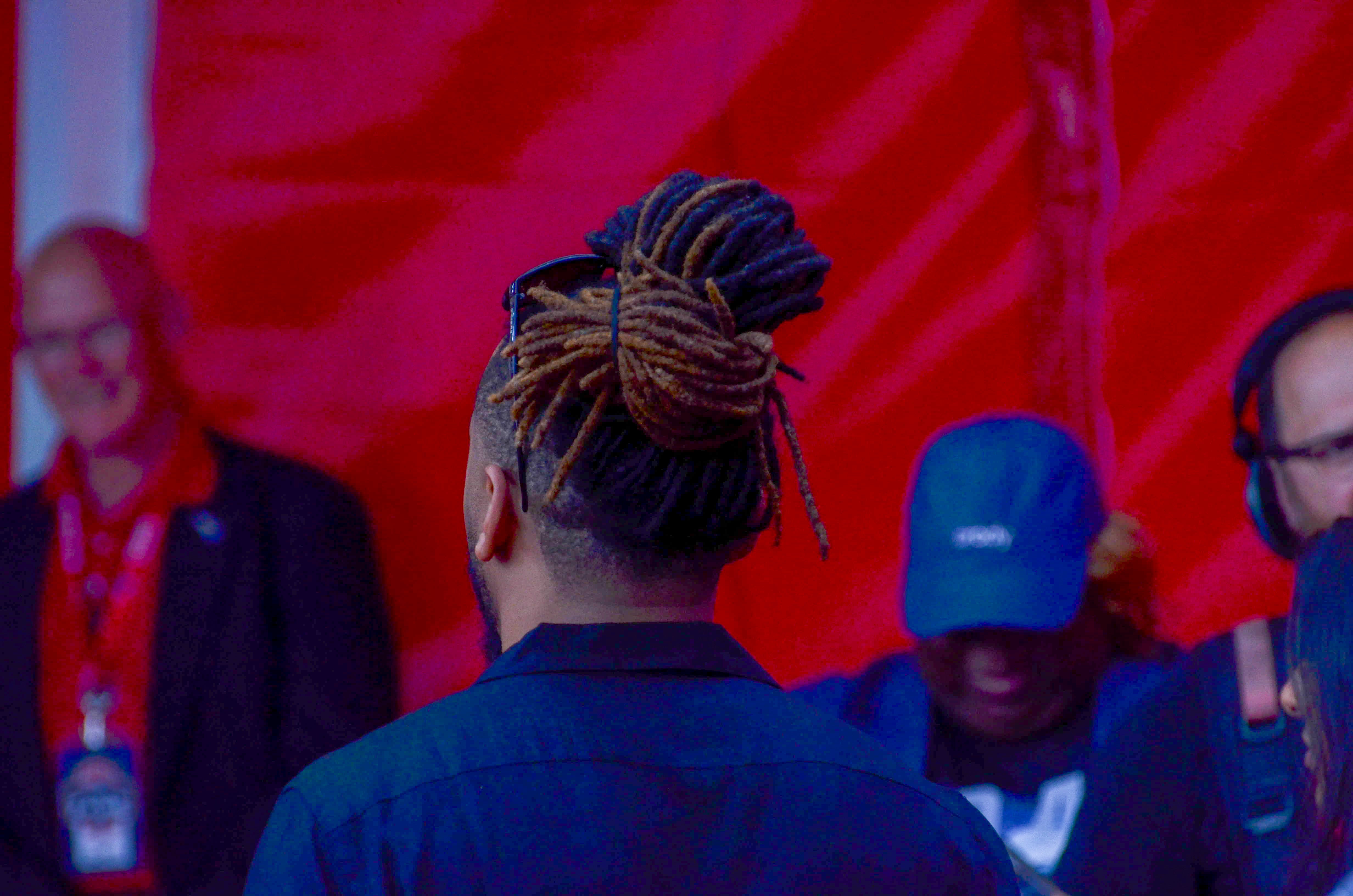 Former Patriots safety Patrick Chung. Former teammates, coaches, friends, family, and 60,000 fans were at Gillette Stadium for the induction of Tom Brady into the New England Patriots Hall of Fame Wednesday, June 12 in Foxborough, Mass.