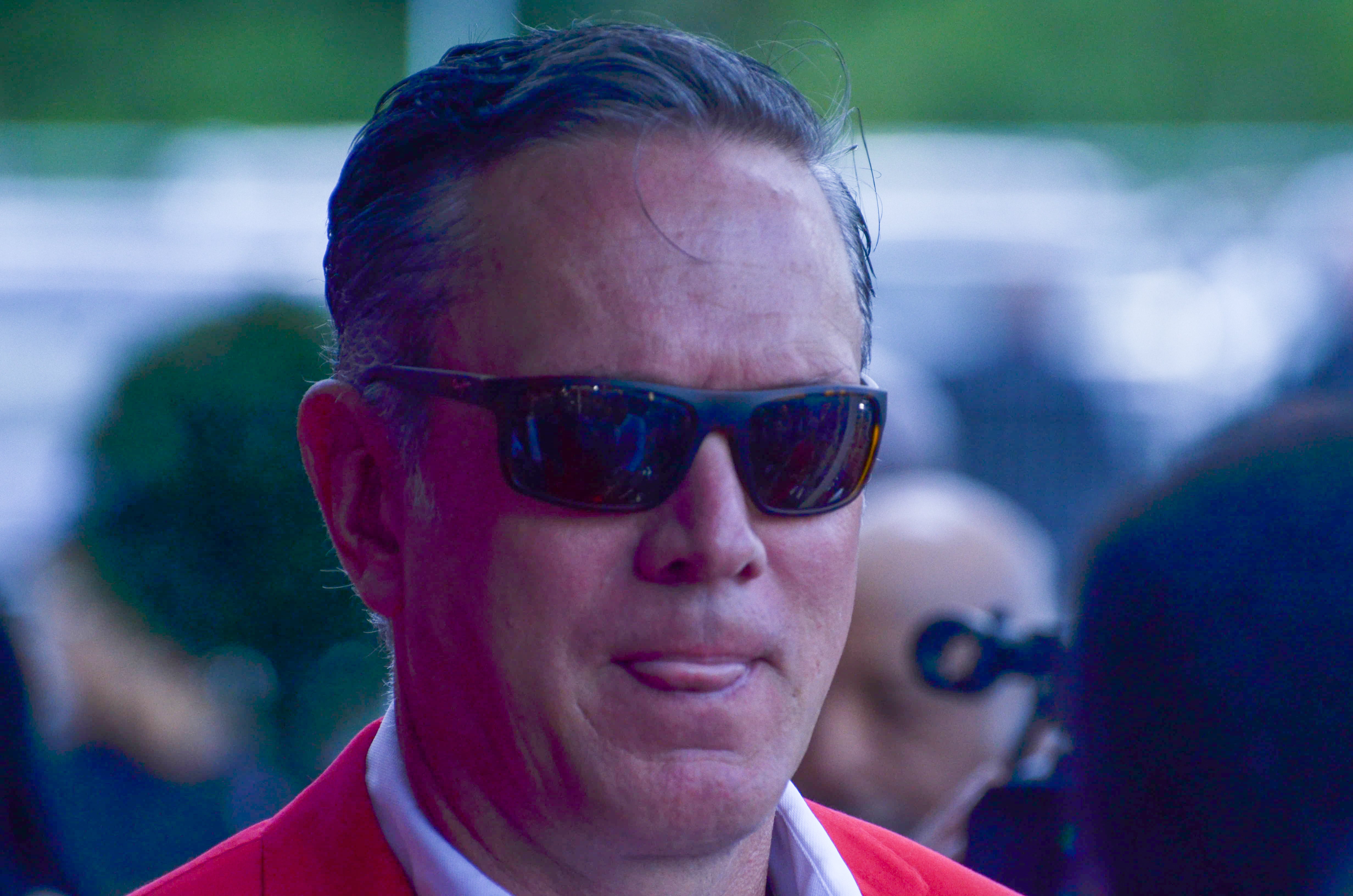 Patriots Hall of Famer Drew Bledsoe. Former teammates, coaches, friends, family, and 60,000 fans were at Gillette Stadium for the induction of Tom Brady into the New England Patriots Hall of Fame Wednesday, June 12 in Foxborough, Mass.