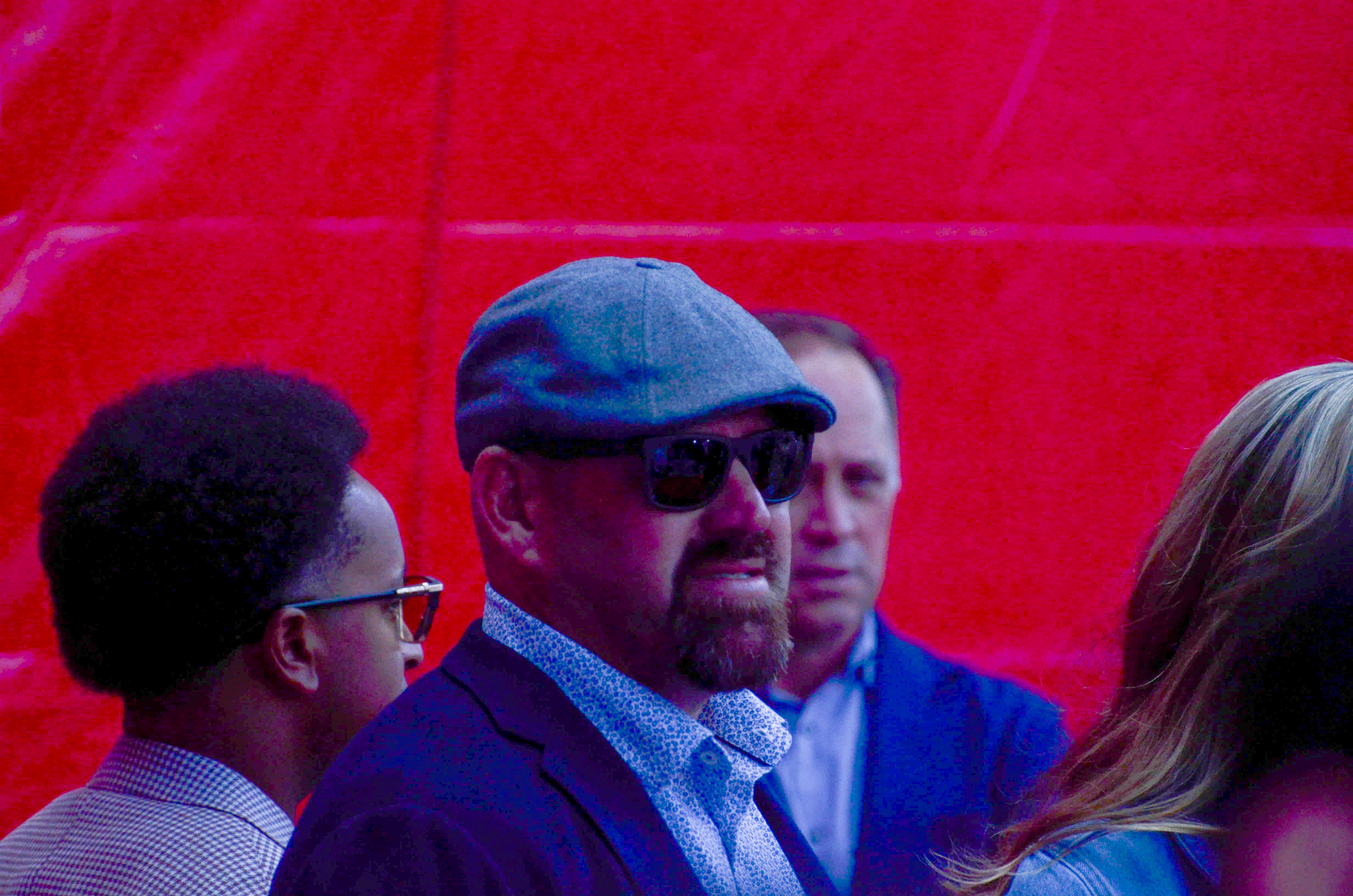 Red Sox legend Kevin Youkilis. Former teammates, coaches, friends, family, and 60,000 fans were at Gillette Stadium for the induction of Tom Brady into the New England Patriots Hall of Fame Wednesday, June 12 in Foxborough, Mass.