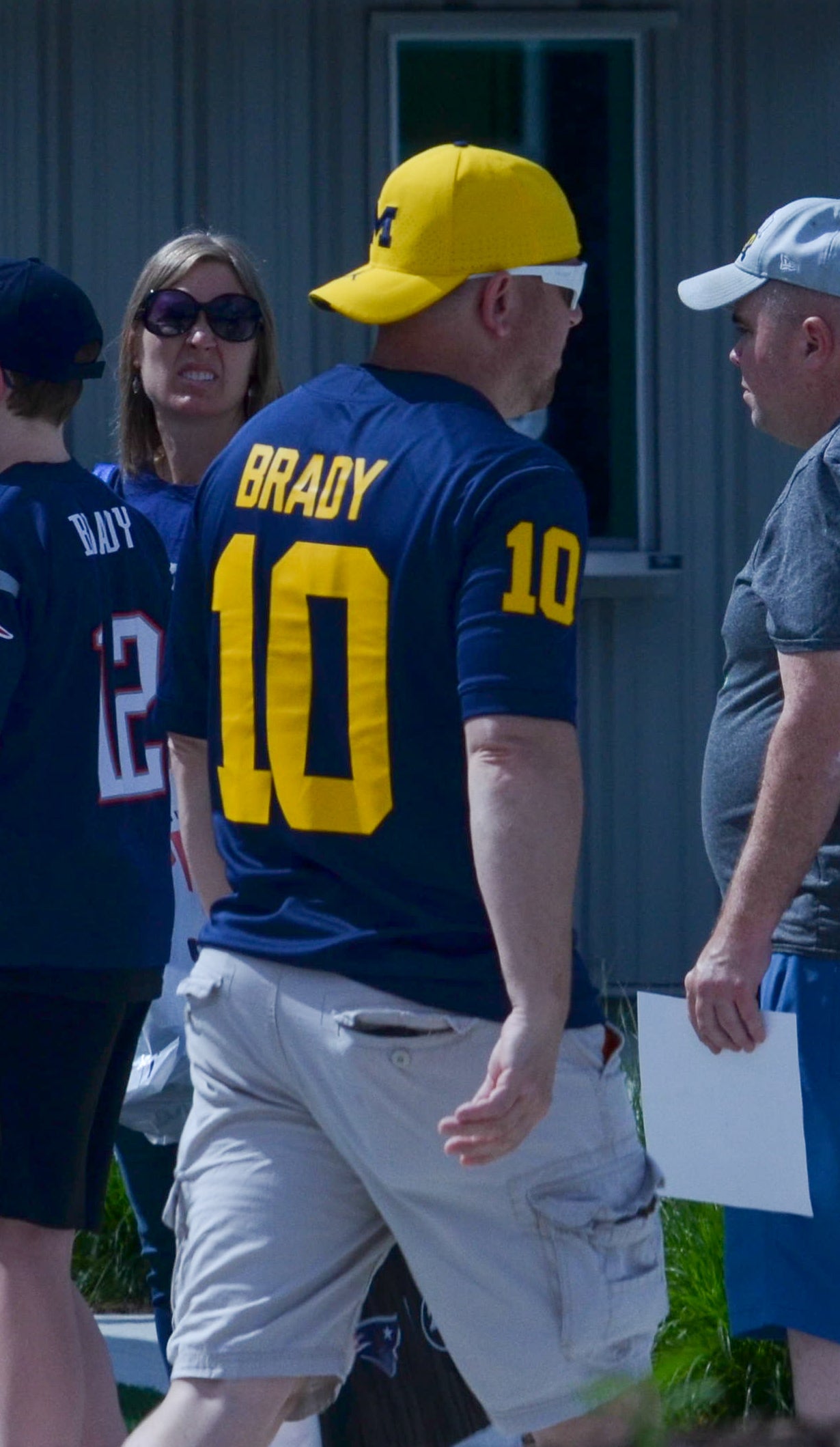  Former teammates, coaches, friends, family, and 60,000 fans were at Gillette Stadium for the induction of Tom Brady into the New England Patriots Hall of Fame Wednesday, June 12 in Foxborough, Mass. 