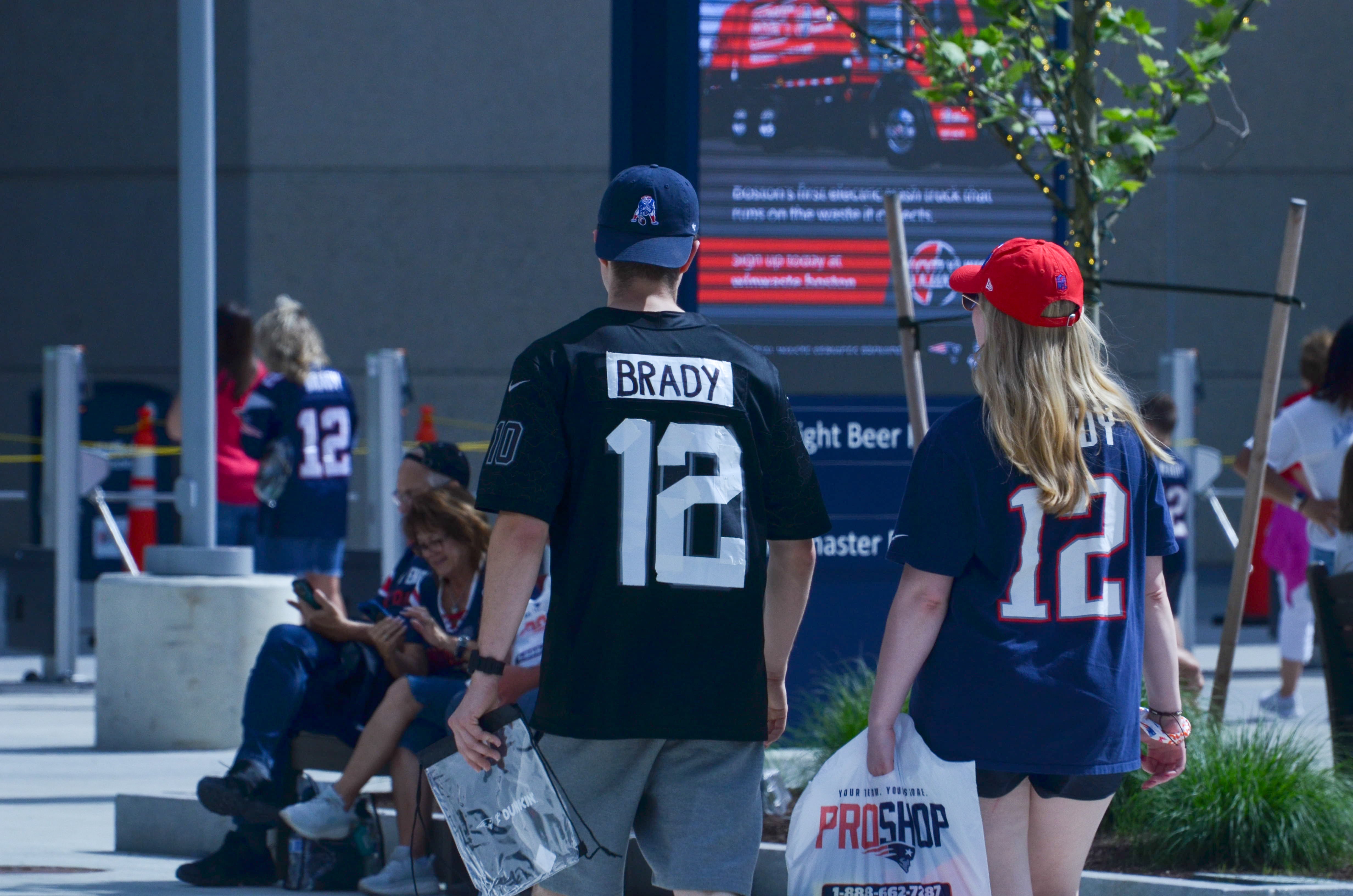 Former teammates, coaches, friends, family, and 60,000 fans were at Gillette Stadium for the induction of Tom Brady into the New England Patriots Hall of Fame Wednesday, June 12 in Foxborough, Mass.