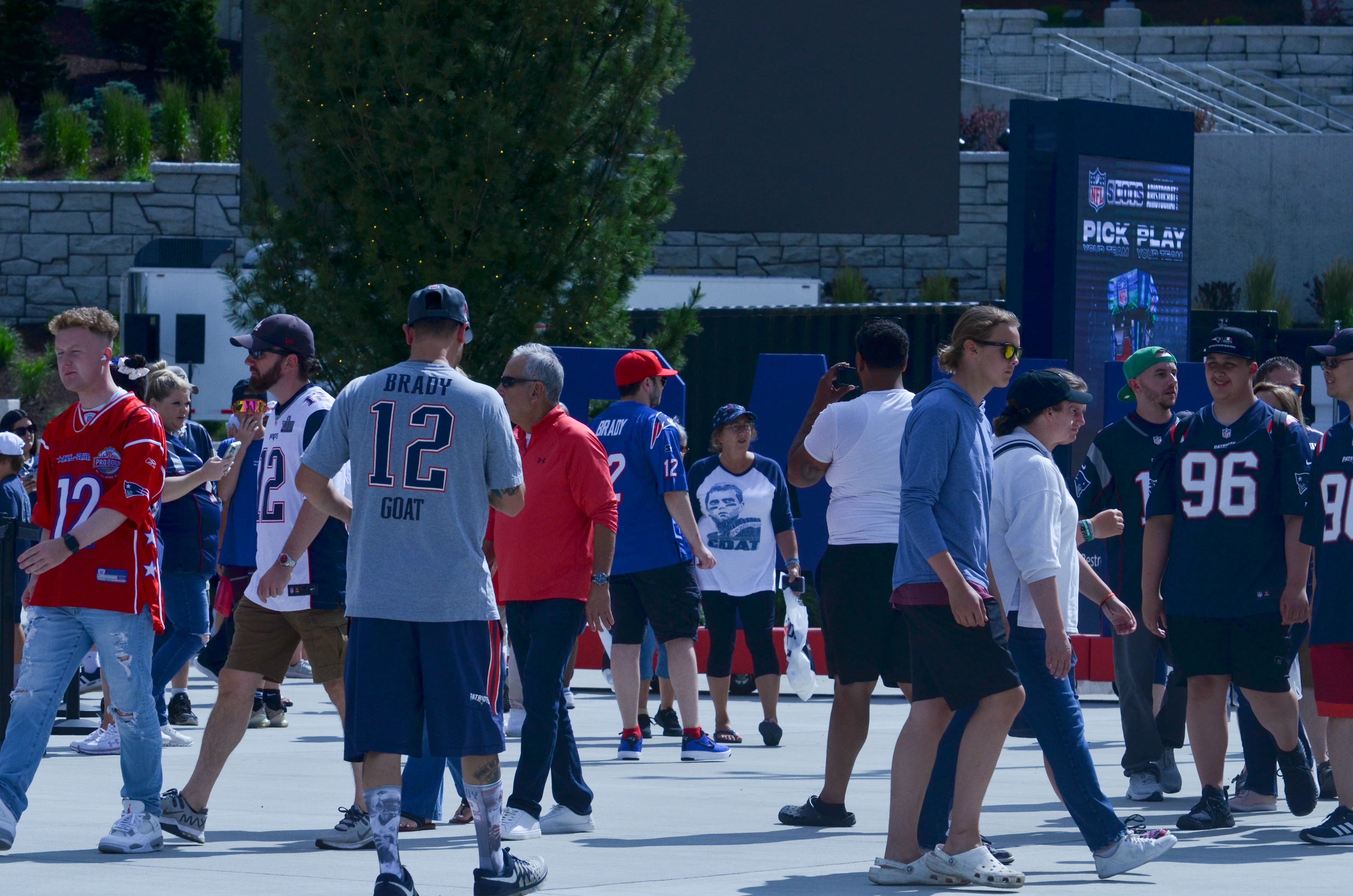 Former teammates, coaches, friends, family, and 60,000 fans were at Gillette Stadium for the induction of Tom Brady into the New England Patriots Hall of Fame Wednesday, June 12 in Foxborough, Mass.