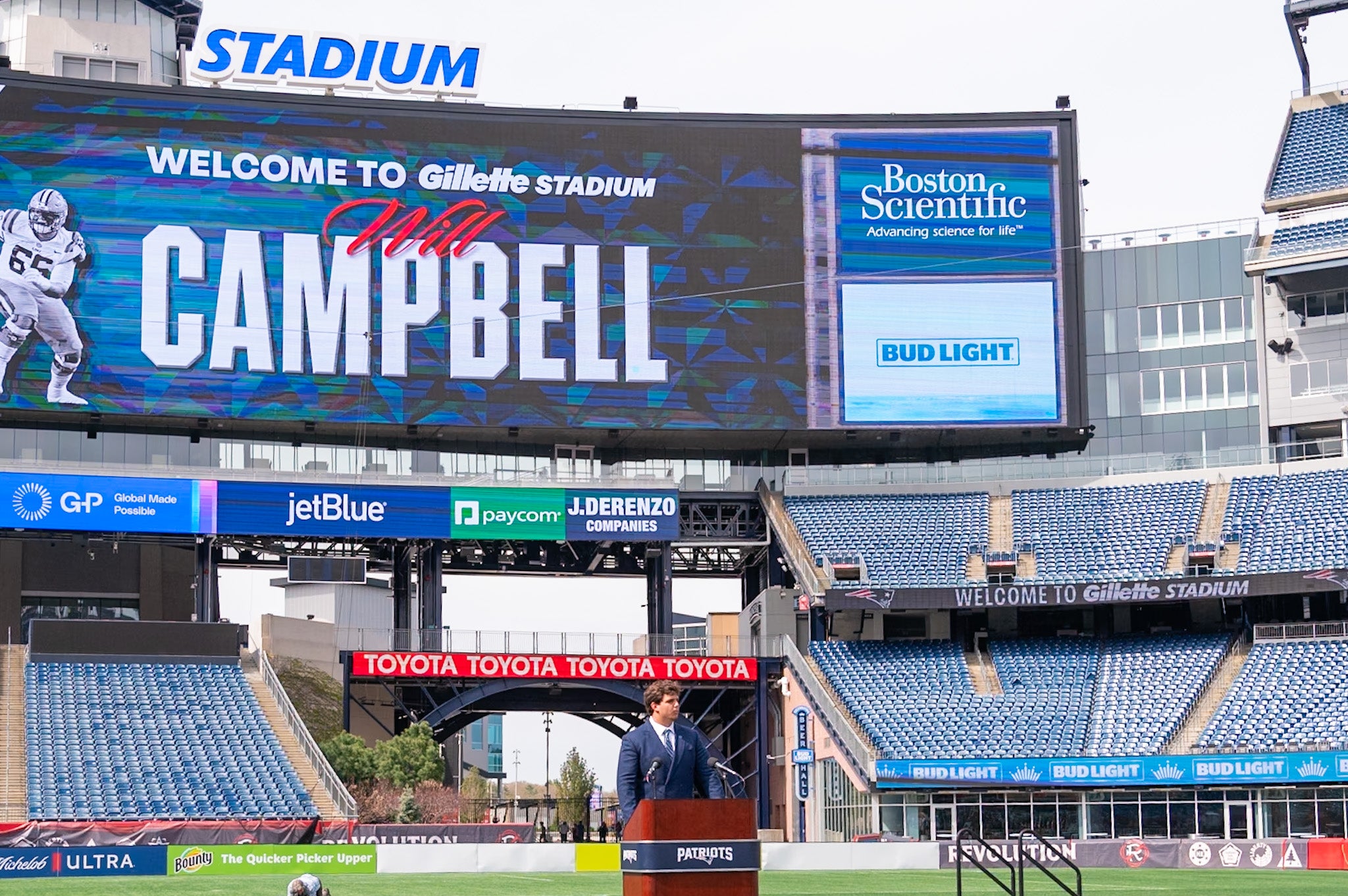 Patriots OT Will Campbell