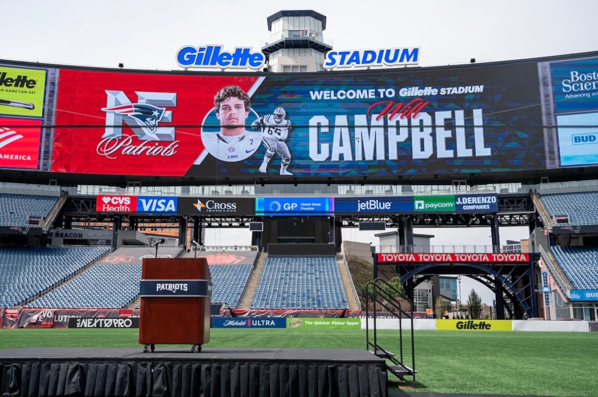 Patriots OT Will Campbell