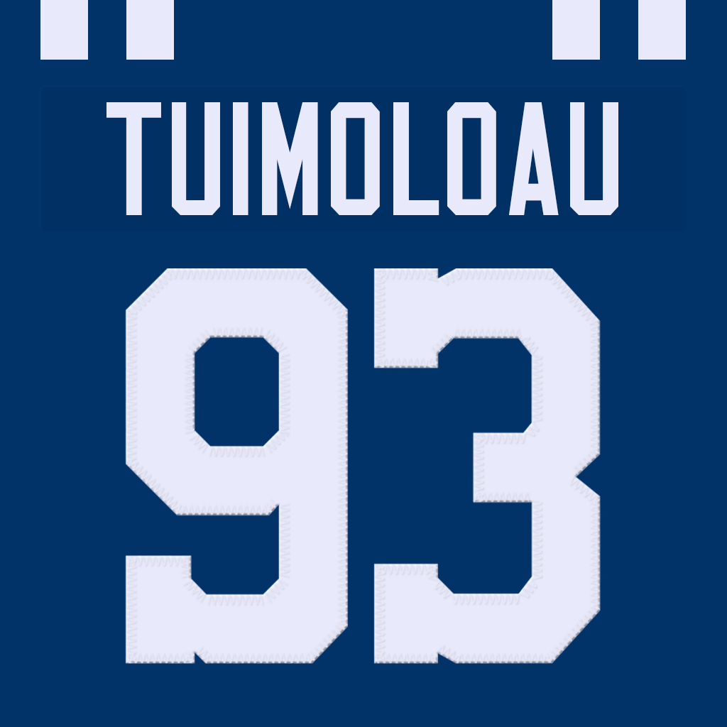 Mock Colts JT Tuimoloau Jersey #93