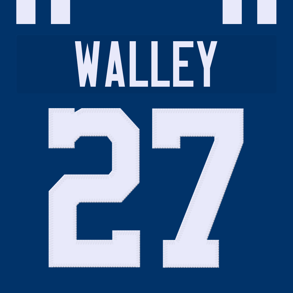 Mock Colts Justin Walley Jersey #27