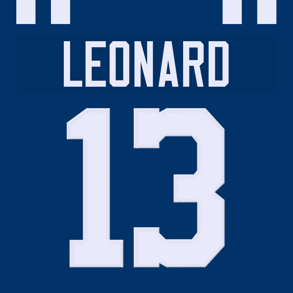 Mock Colts Riley Leonard Jersey #13