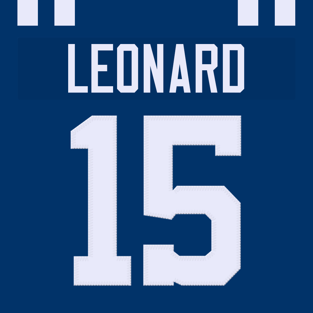 Mock Colts Riley Leonard Jersey #15