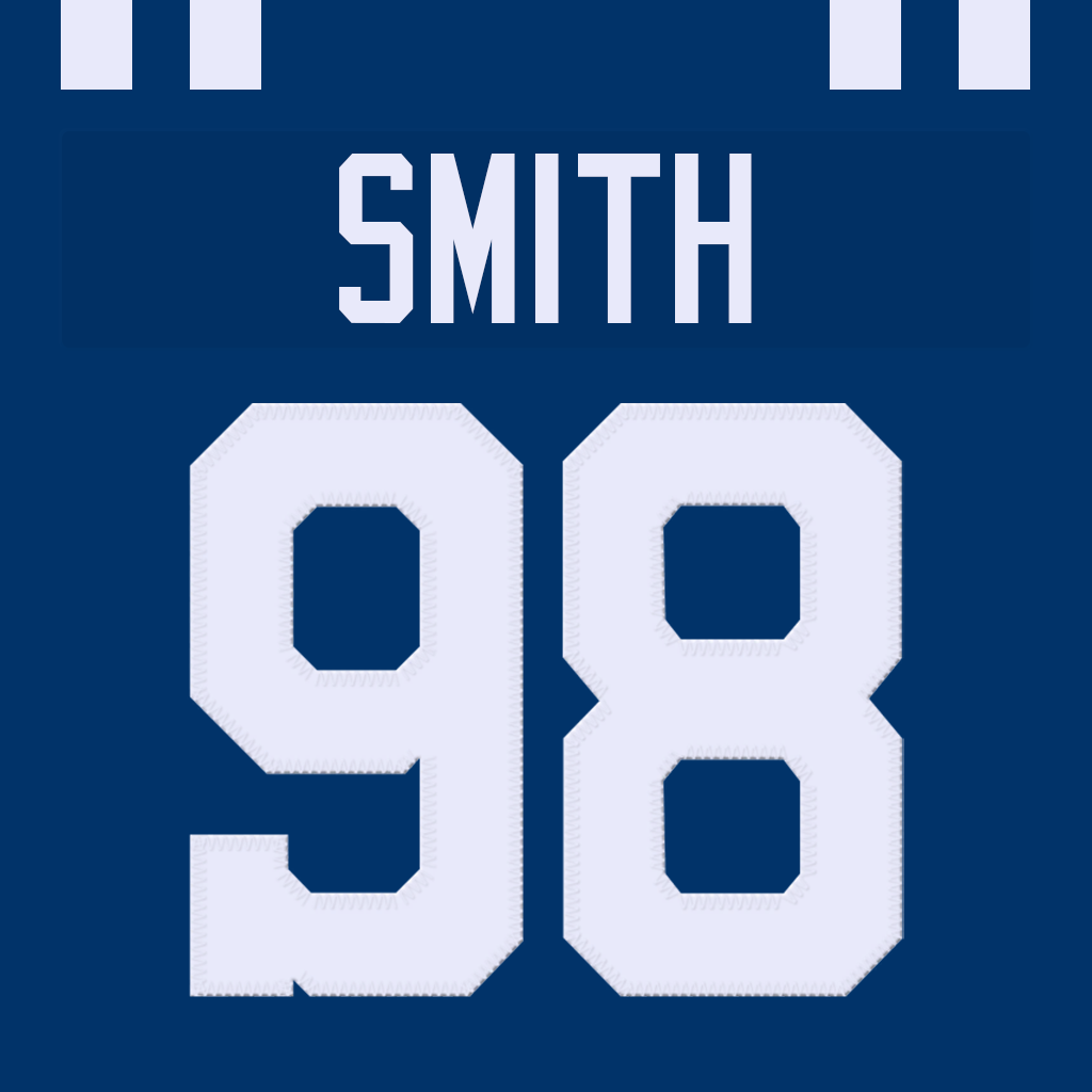 Mock Colts Tim Smith Jersey #98
