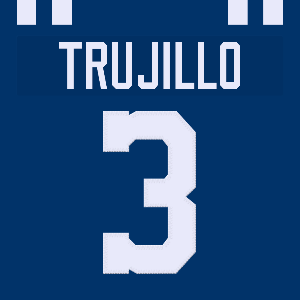 Mock Colts Maddux Trujillo Jersey #3