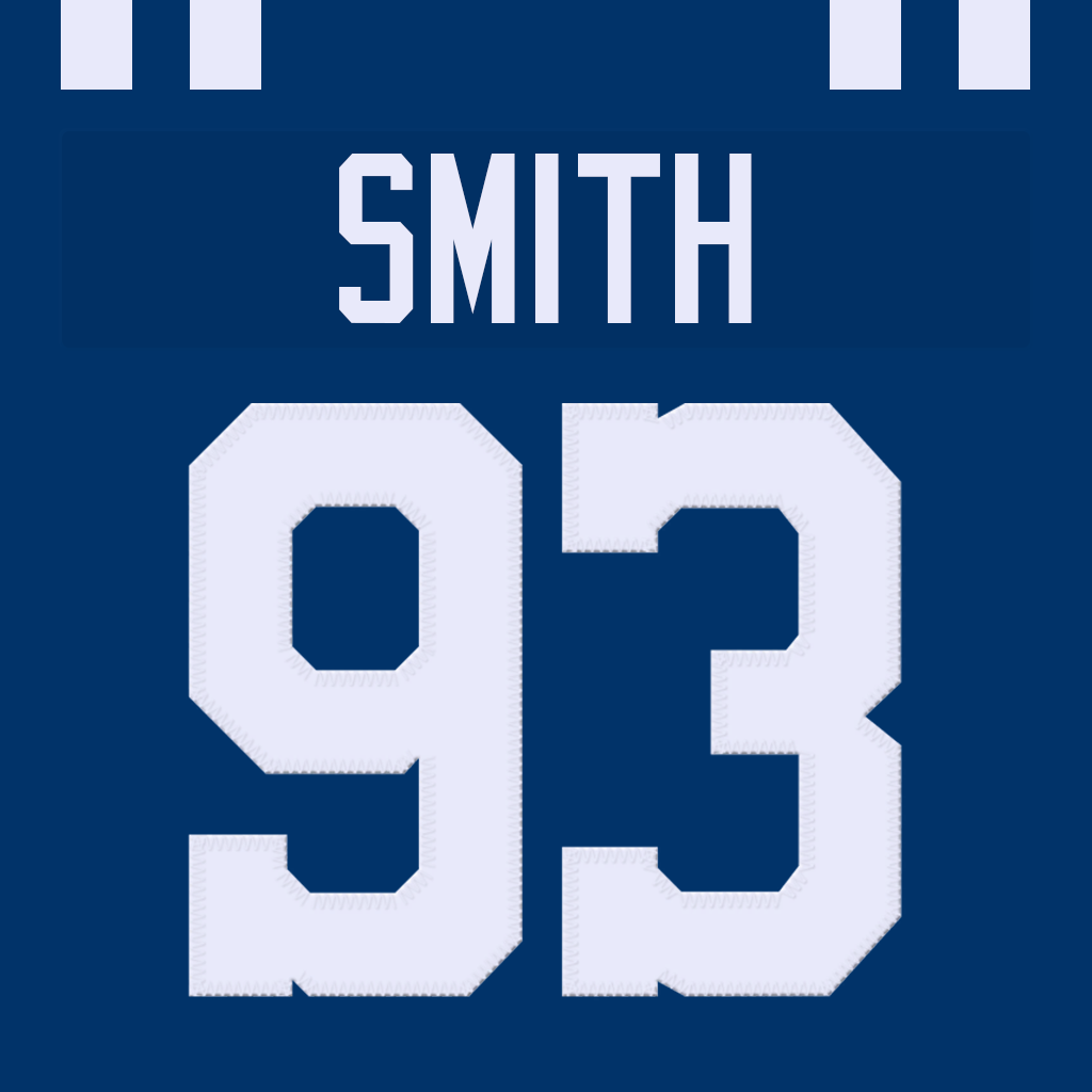 Mock Tim Smith Colts Jersey #93