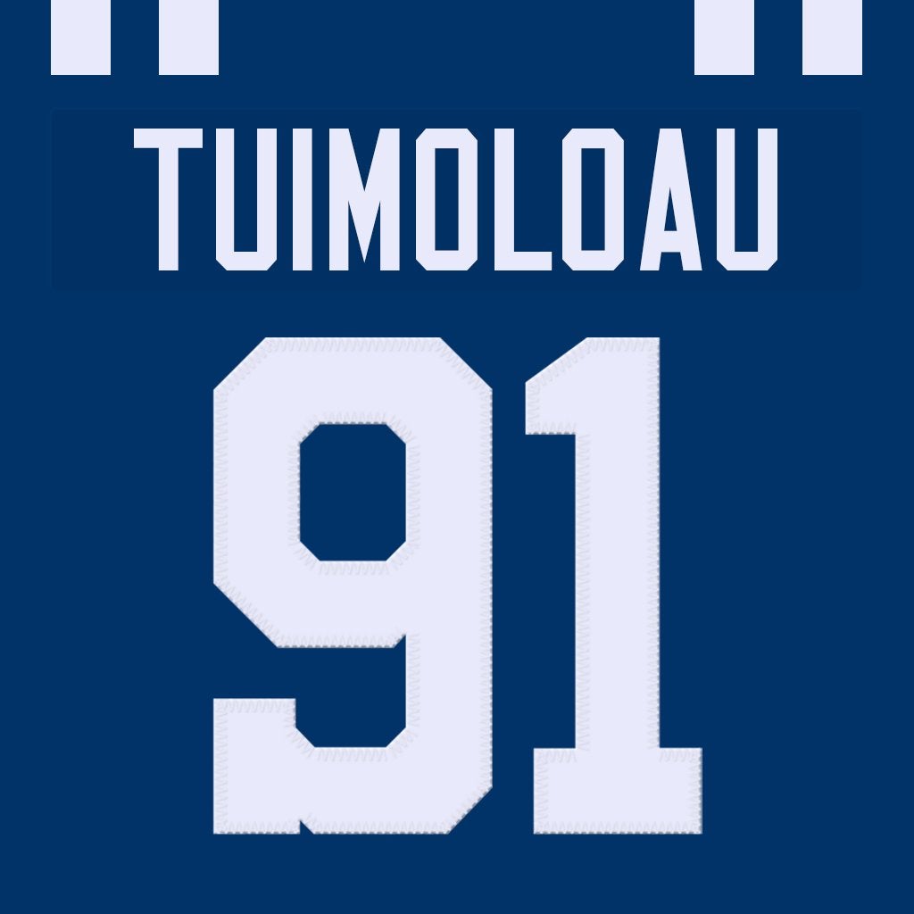 Mock Colts JT Tuimoloau Jersey: 91