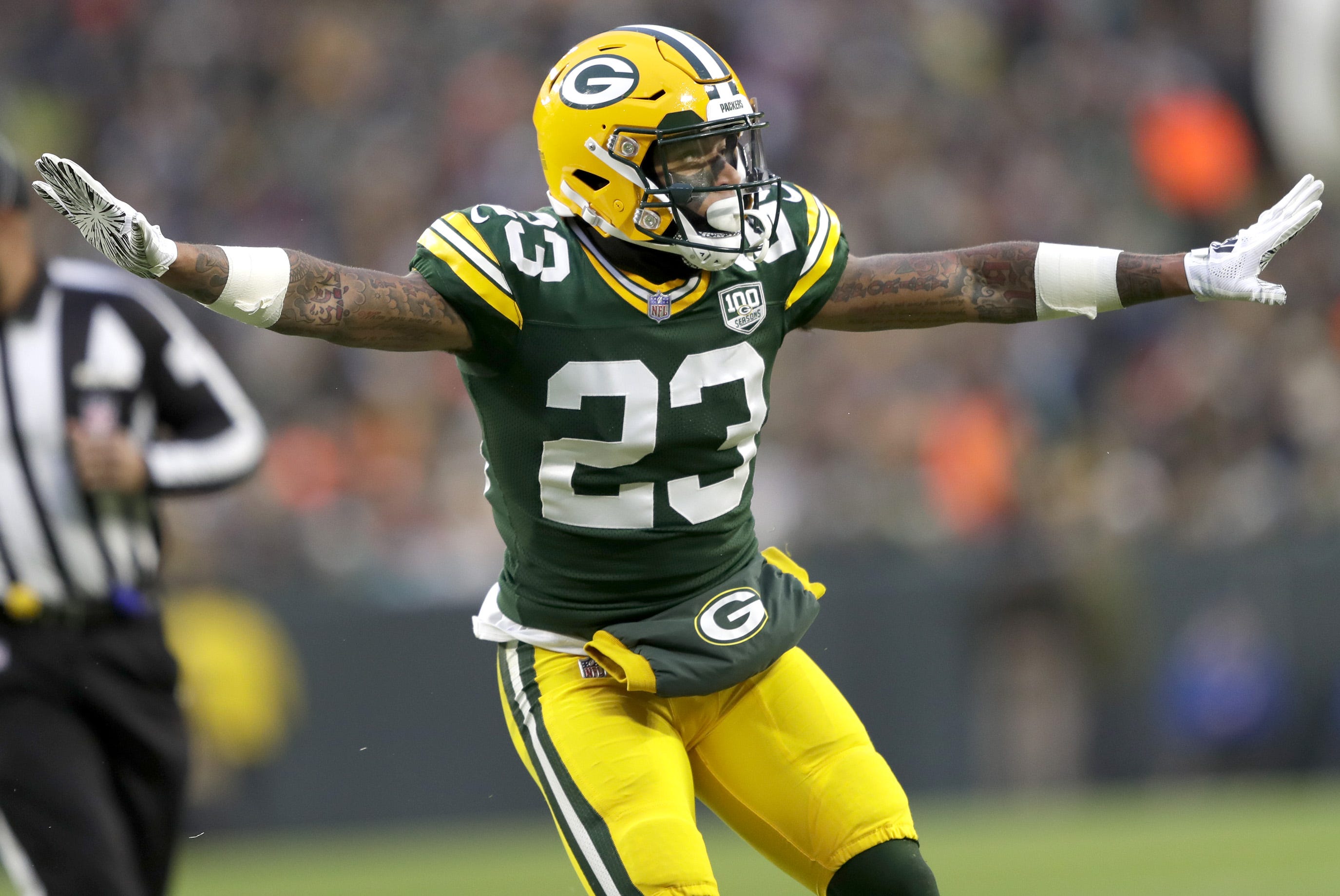 Green Bay Packers cornerback Jaire Alexander against the Miami Dolphins during their football game on Sunday, November 11, 2018, at Lambeau Field in Green Bay, Wis. Wm